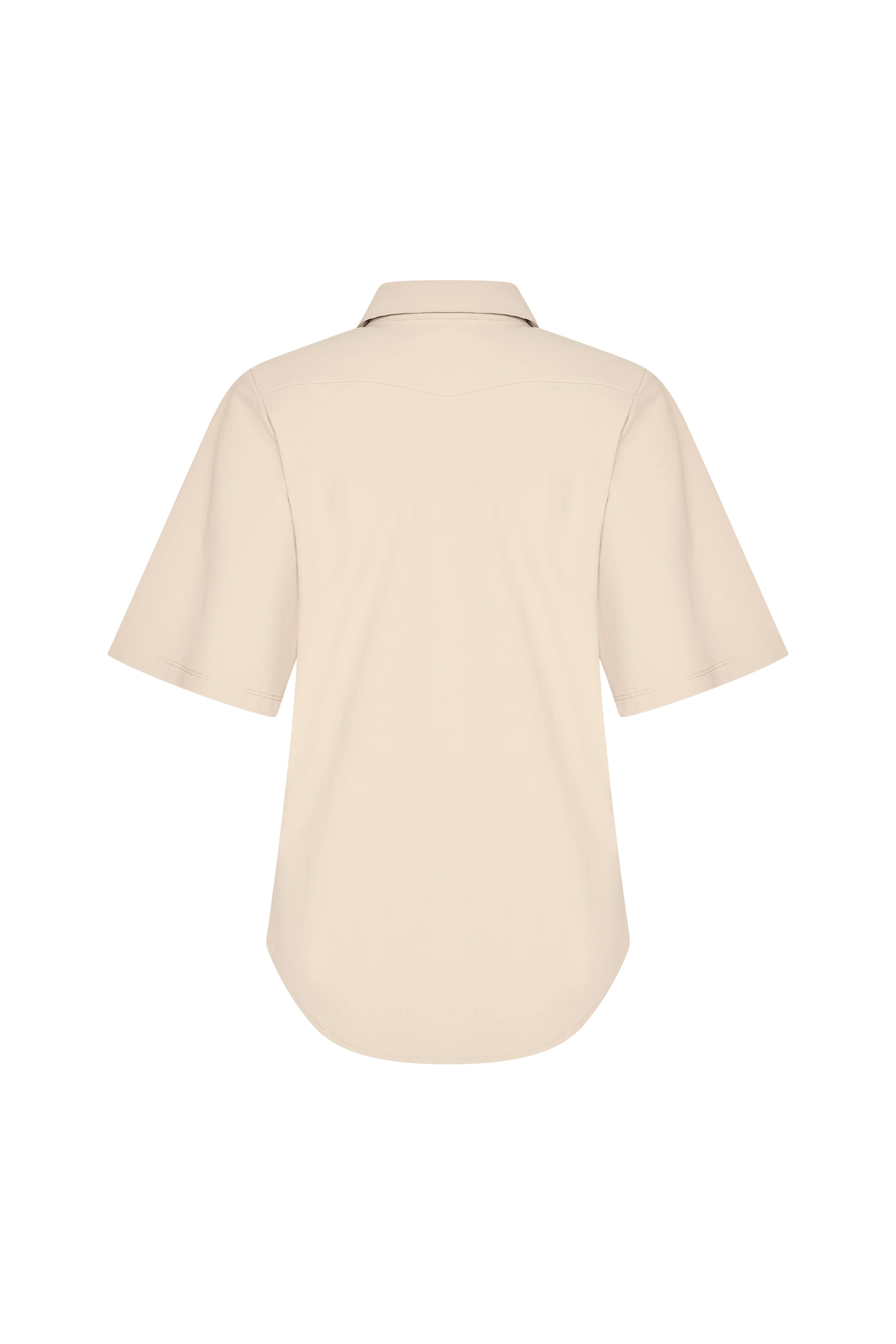Travel Blouse Wijde Mouw Beige 202502 - Image 3