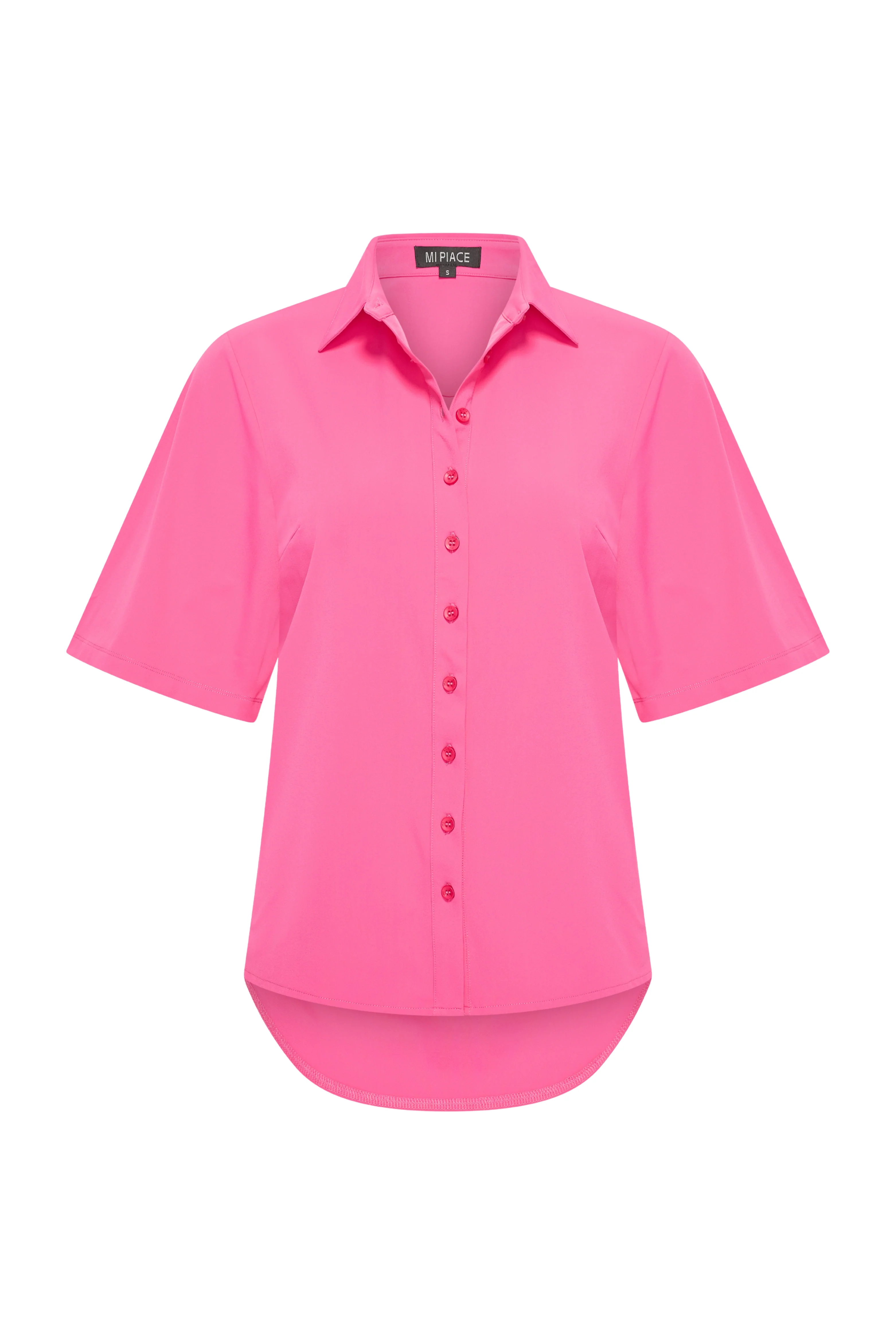 Travel Blouse Wijde Mouw Fuchsia 202502
