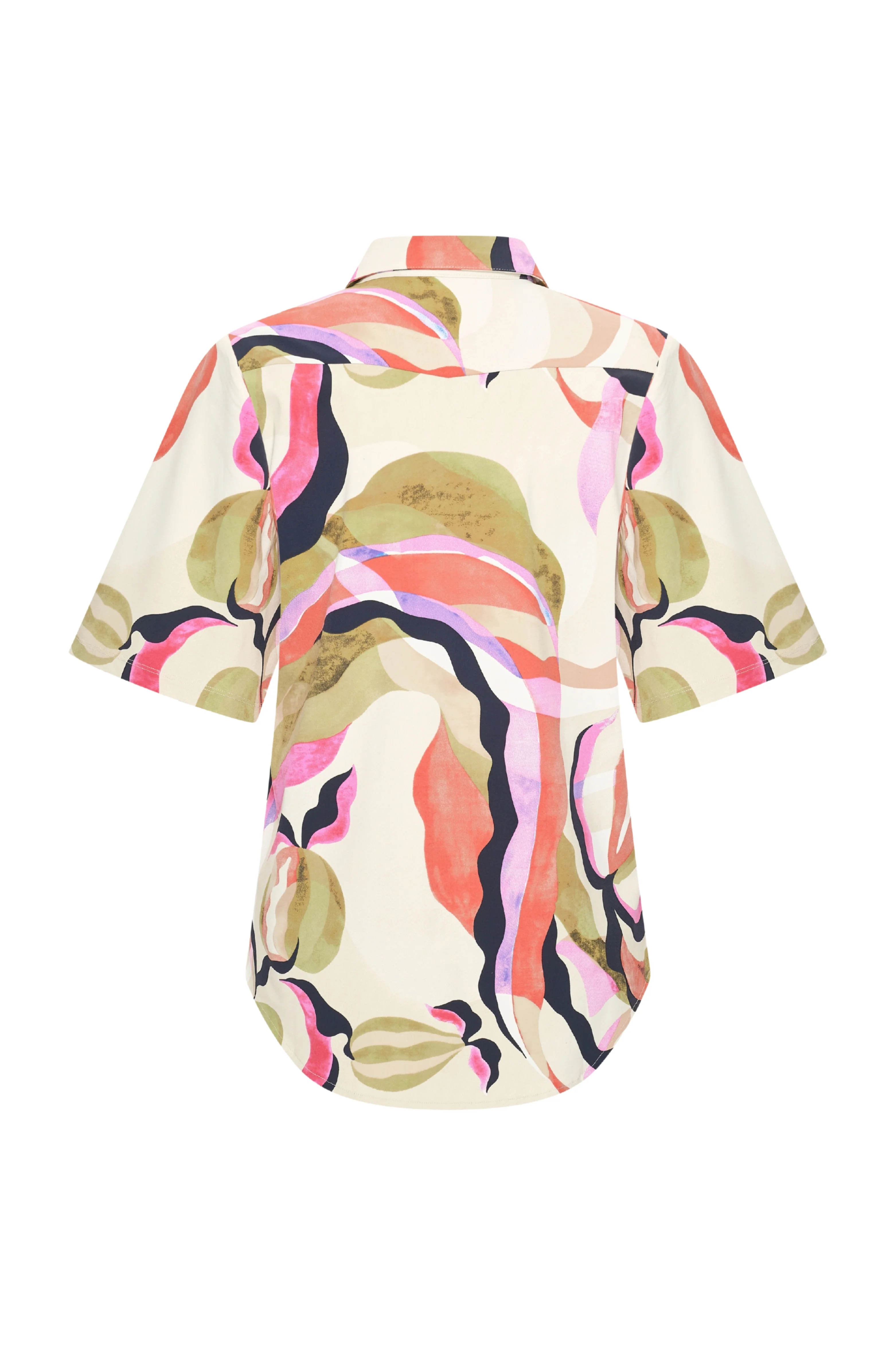 Travel Blouse Wijde Mouw Picasso Print Multicolour 202502 - Image 3