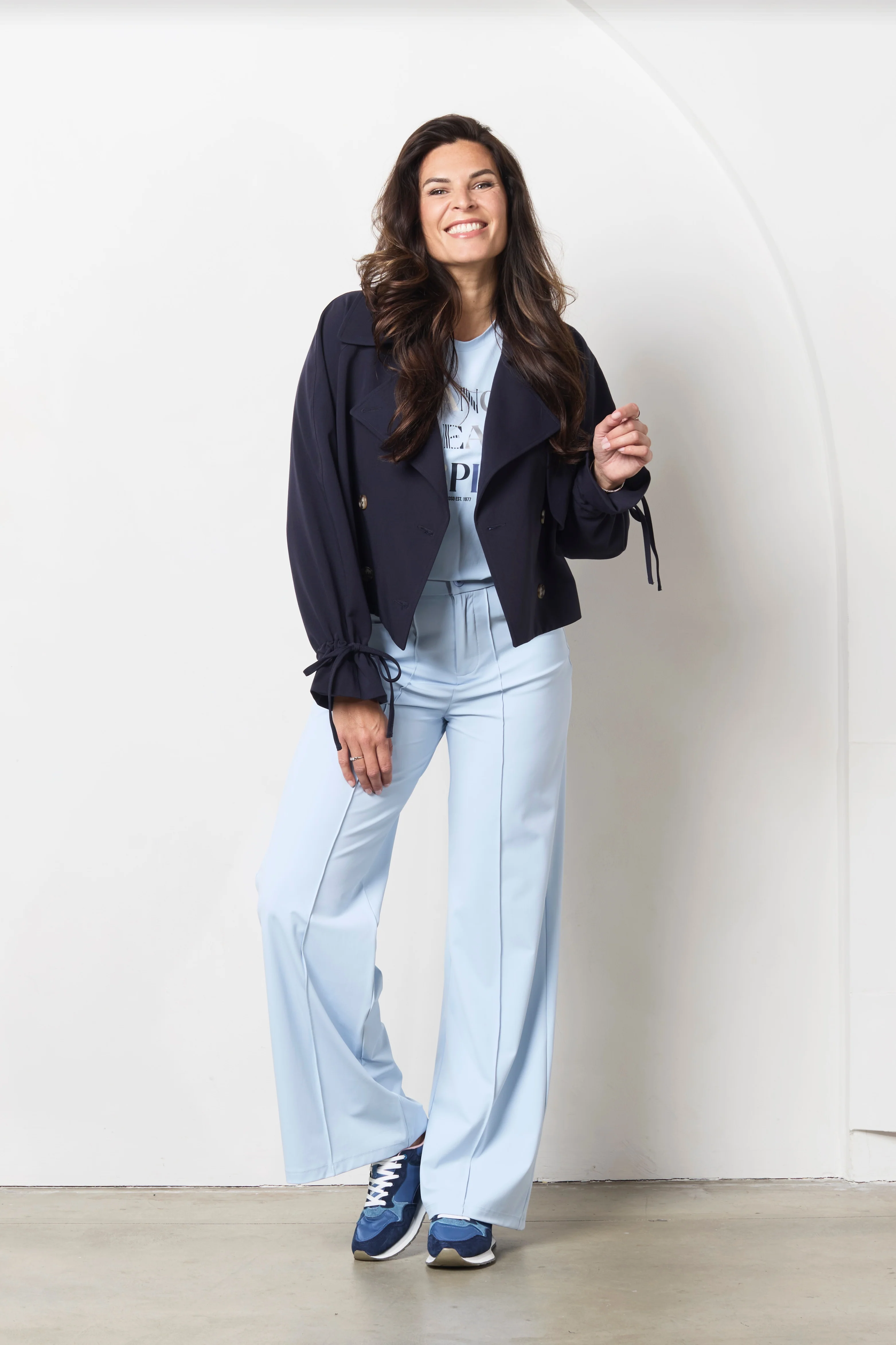 Travel Broek Beau Light Blue 261 - Image 3