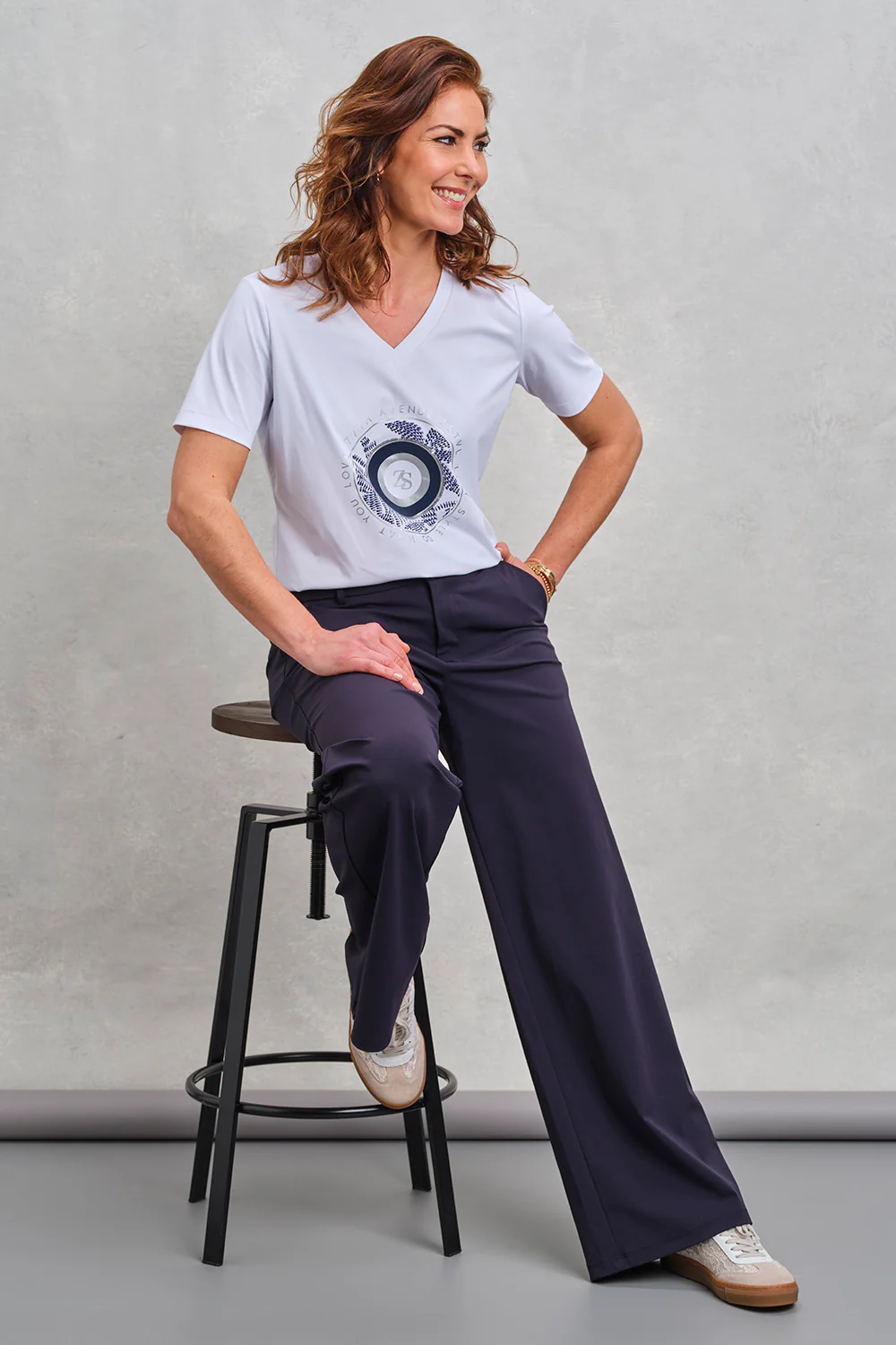 Travel Broek Miriam Navy 262 - Image 4