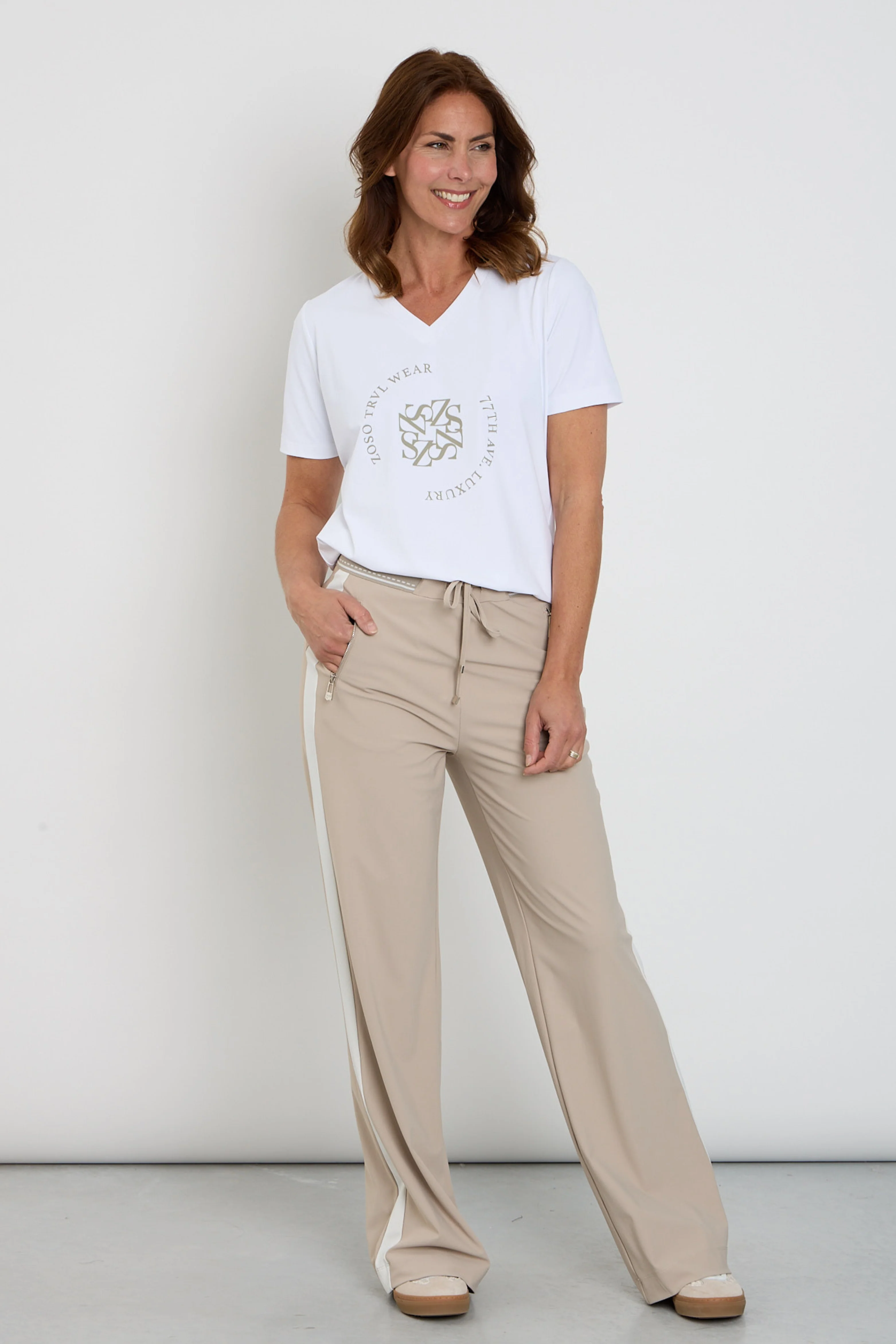 Travel Broek Morgan Sand Stone 261 - Image 3