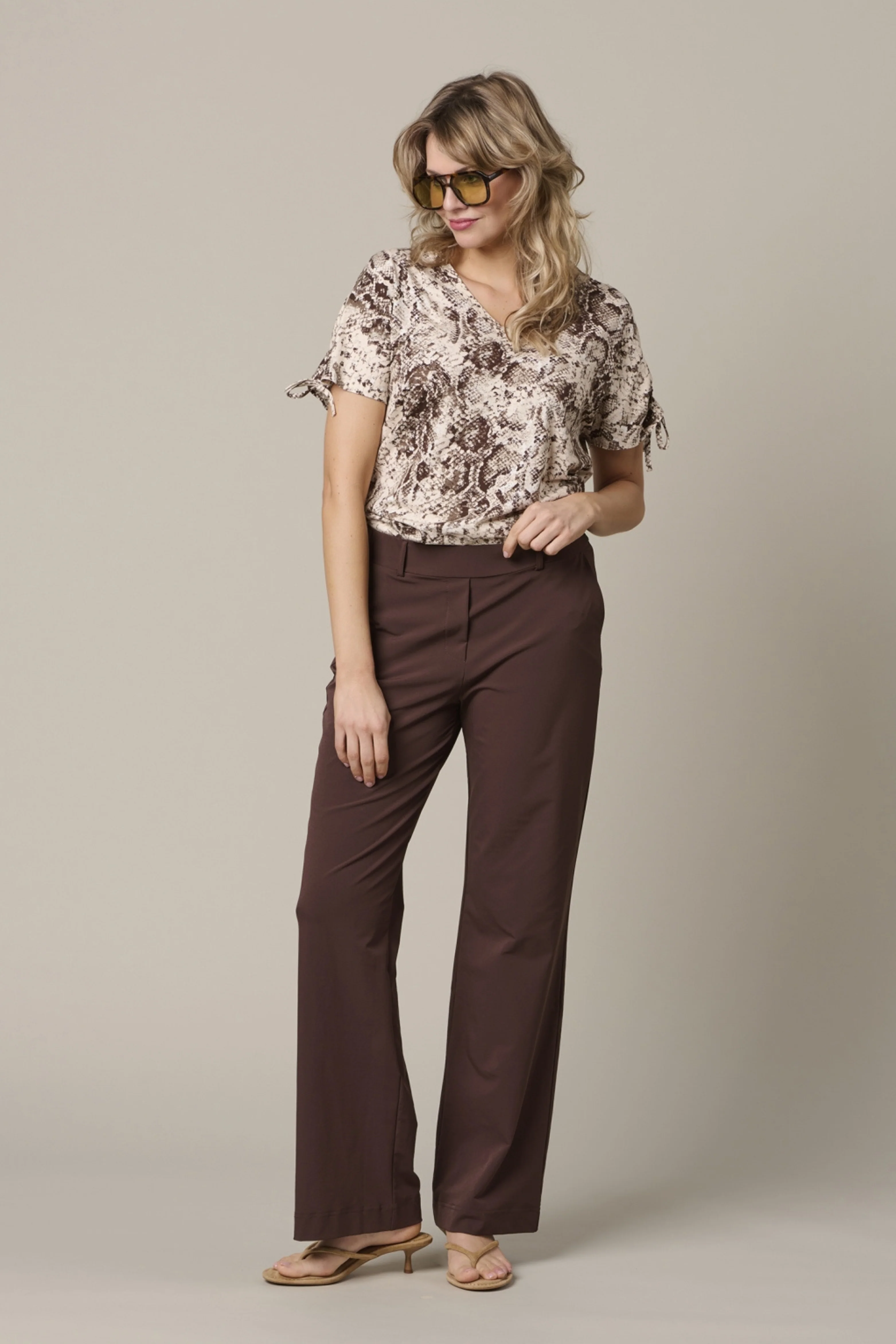 Travel Broek Patrice Chocolate PA264