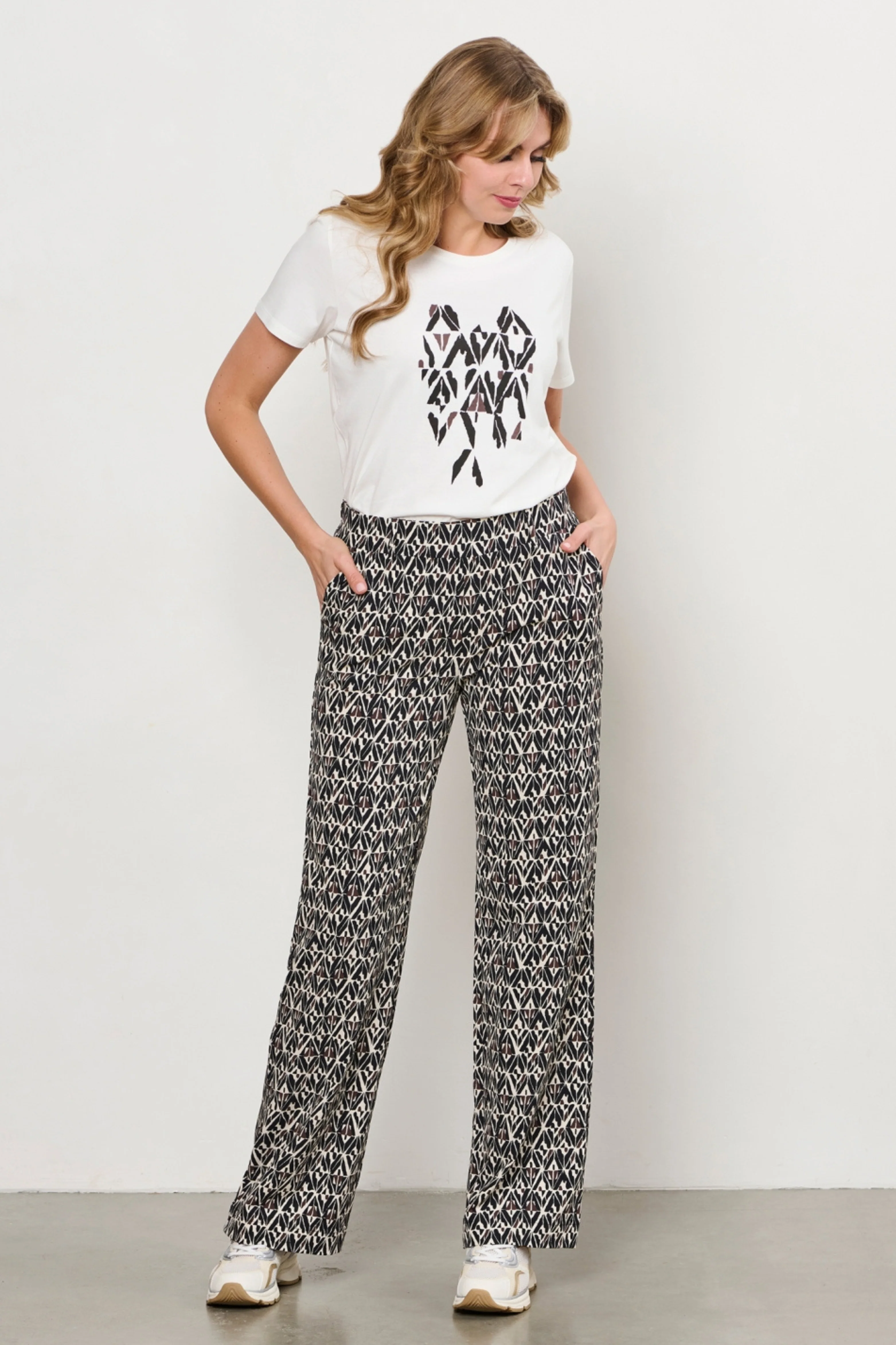 Travel Broek Patrice Graphic Black Multi PA391 - Image 2