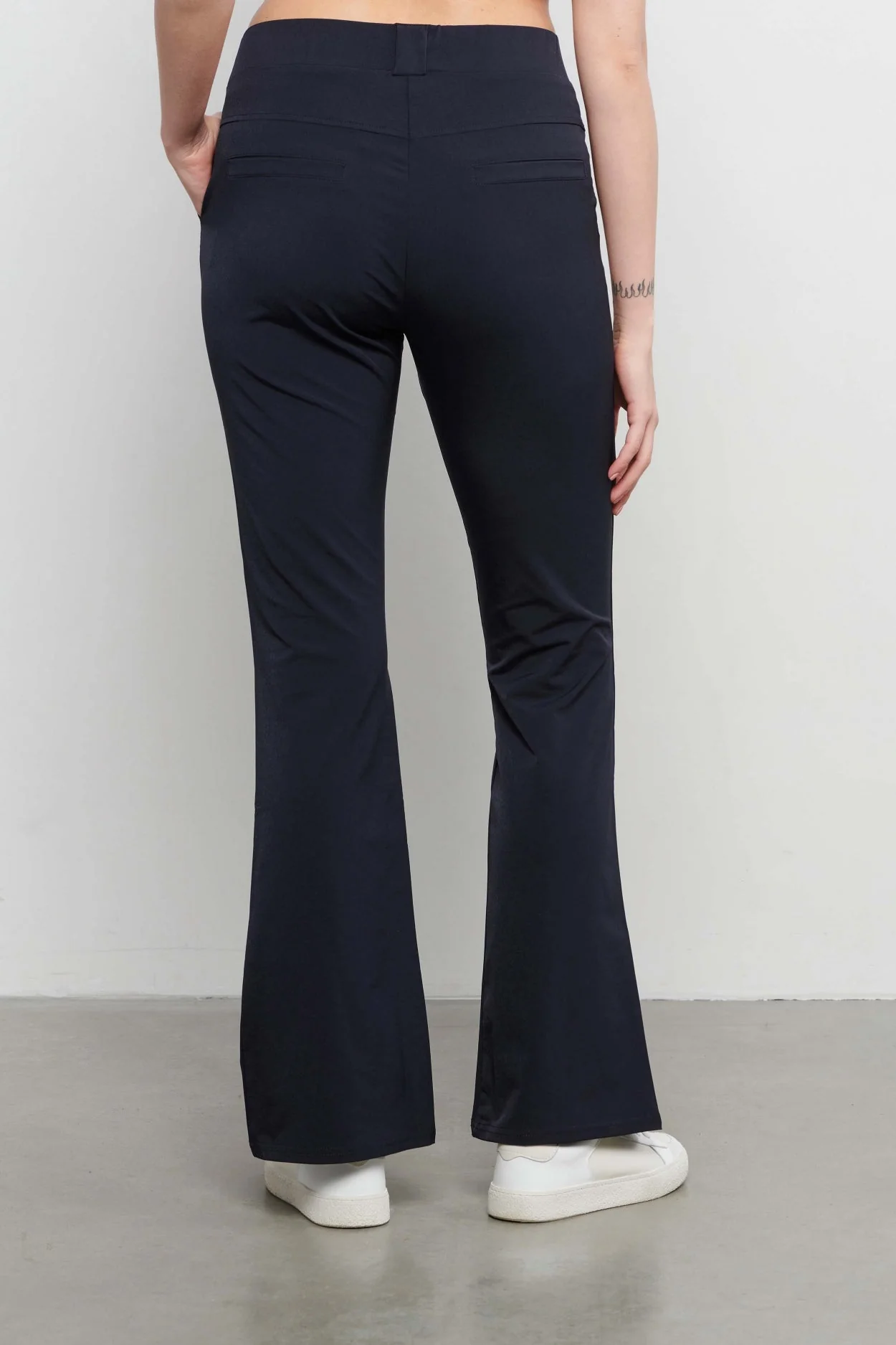 Travel Broek Penelope Flare Navy PA203-1 - Image 5