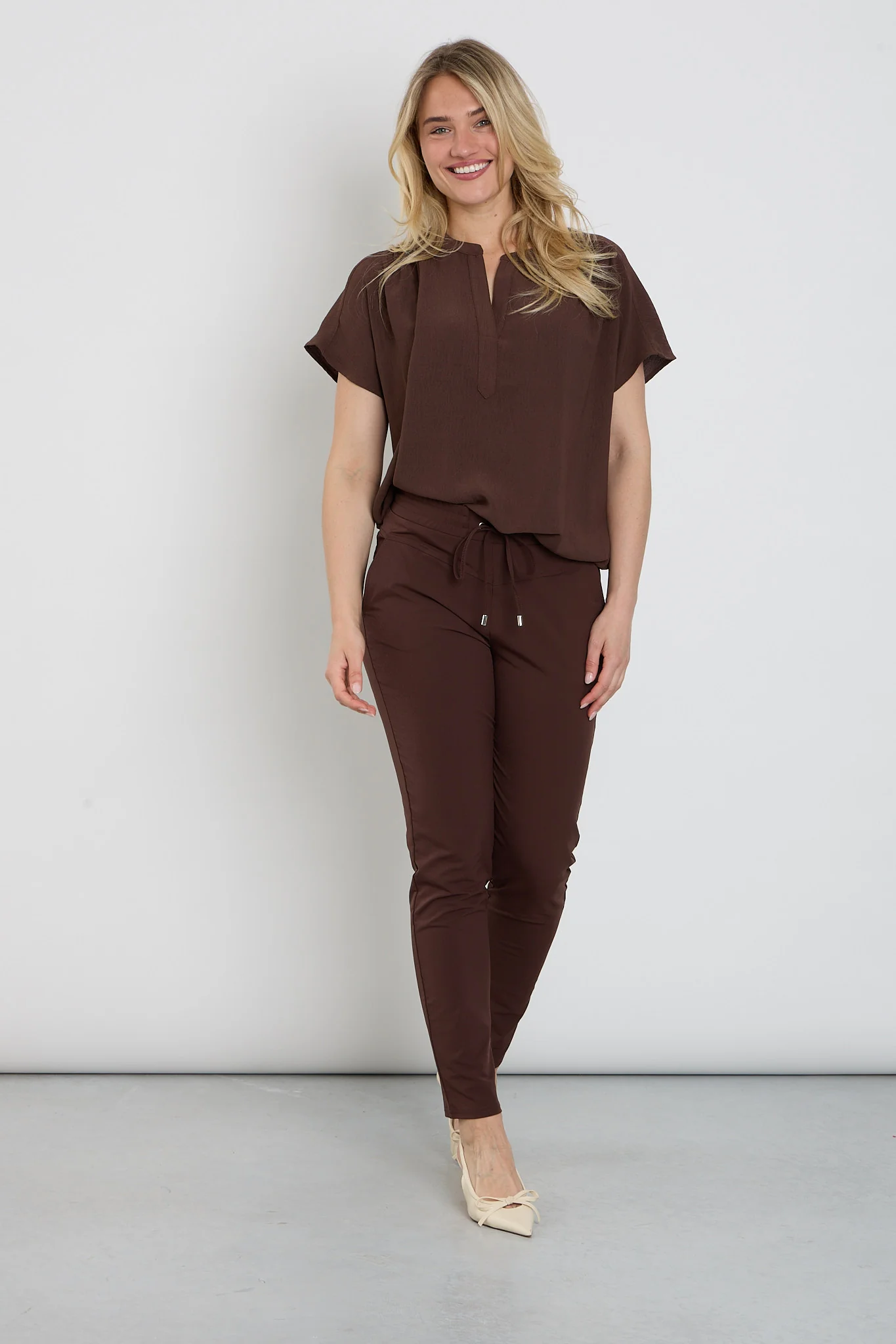 Travel Broek Penny Chocolate PA100-2