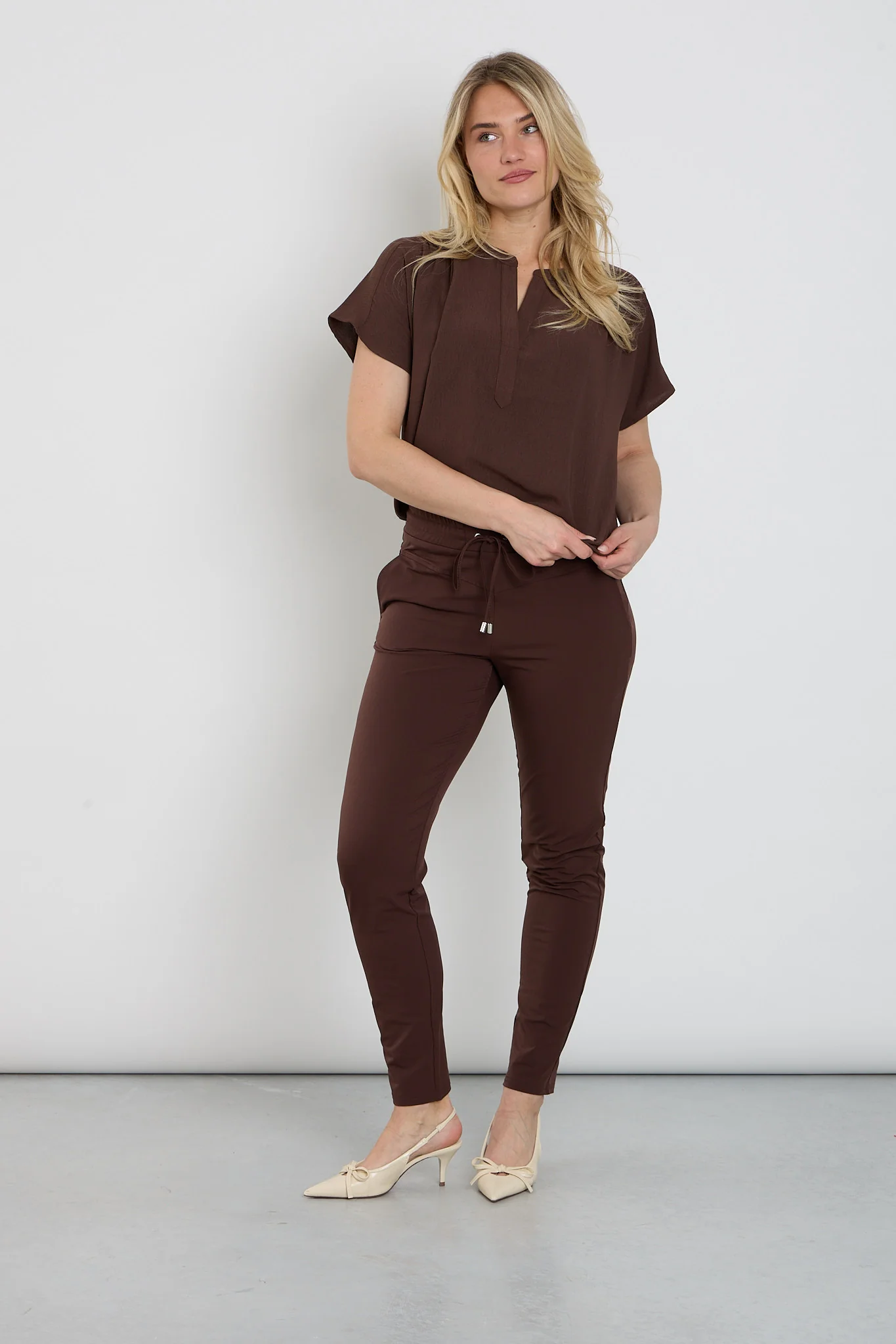 Travel Broek Penny Chocolate PA100-2 - Image 3