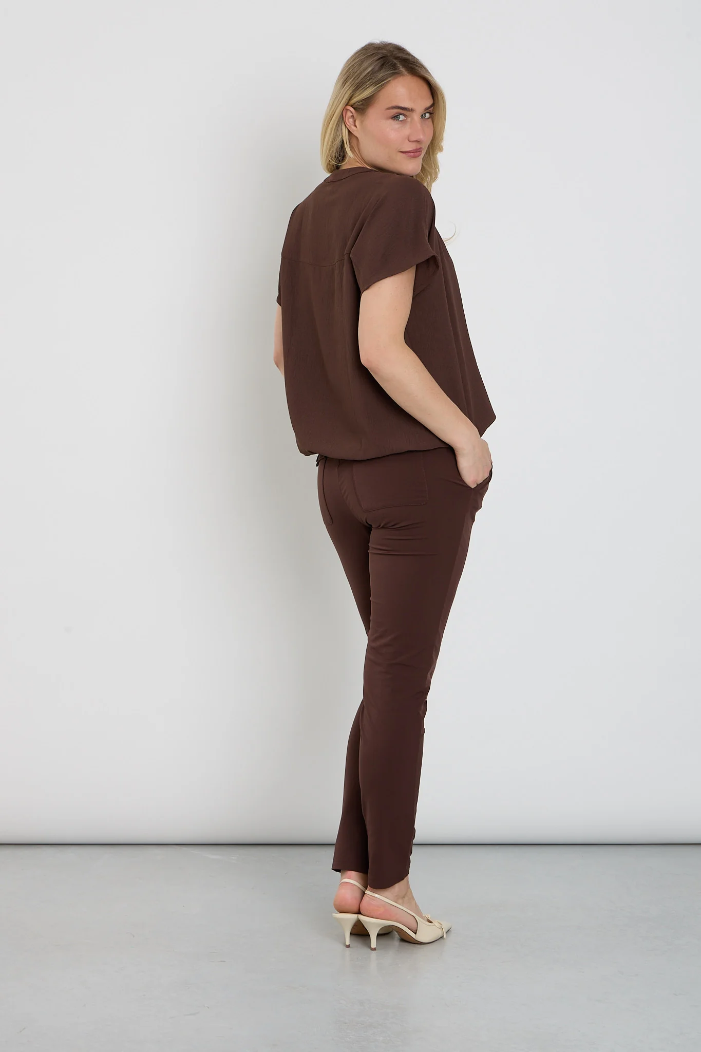 Travel Broek Penny Chocolate PA100-2 - Image 4