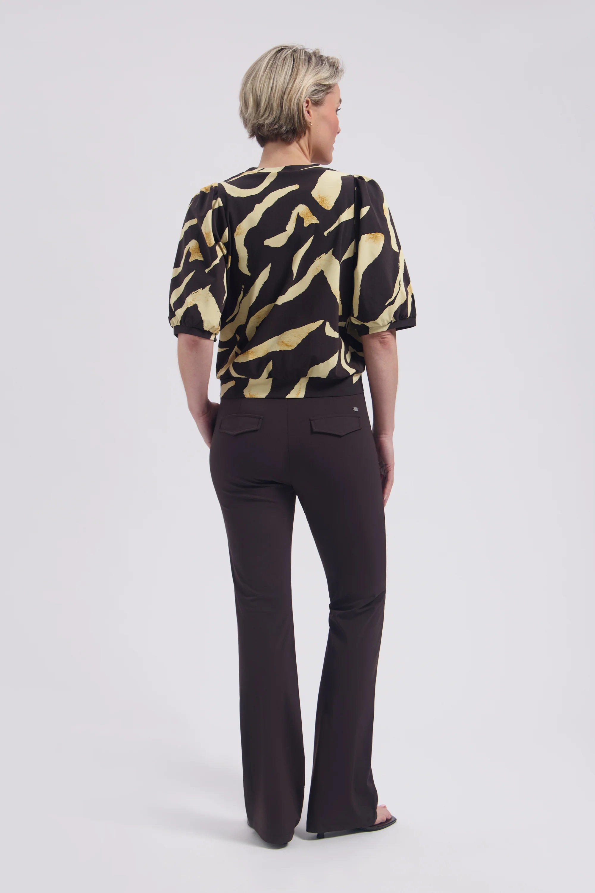 Travel Broek Poppy Dark Brown L14-475-3201 - Image 4