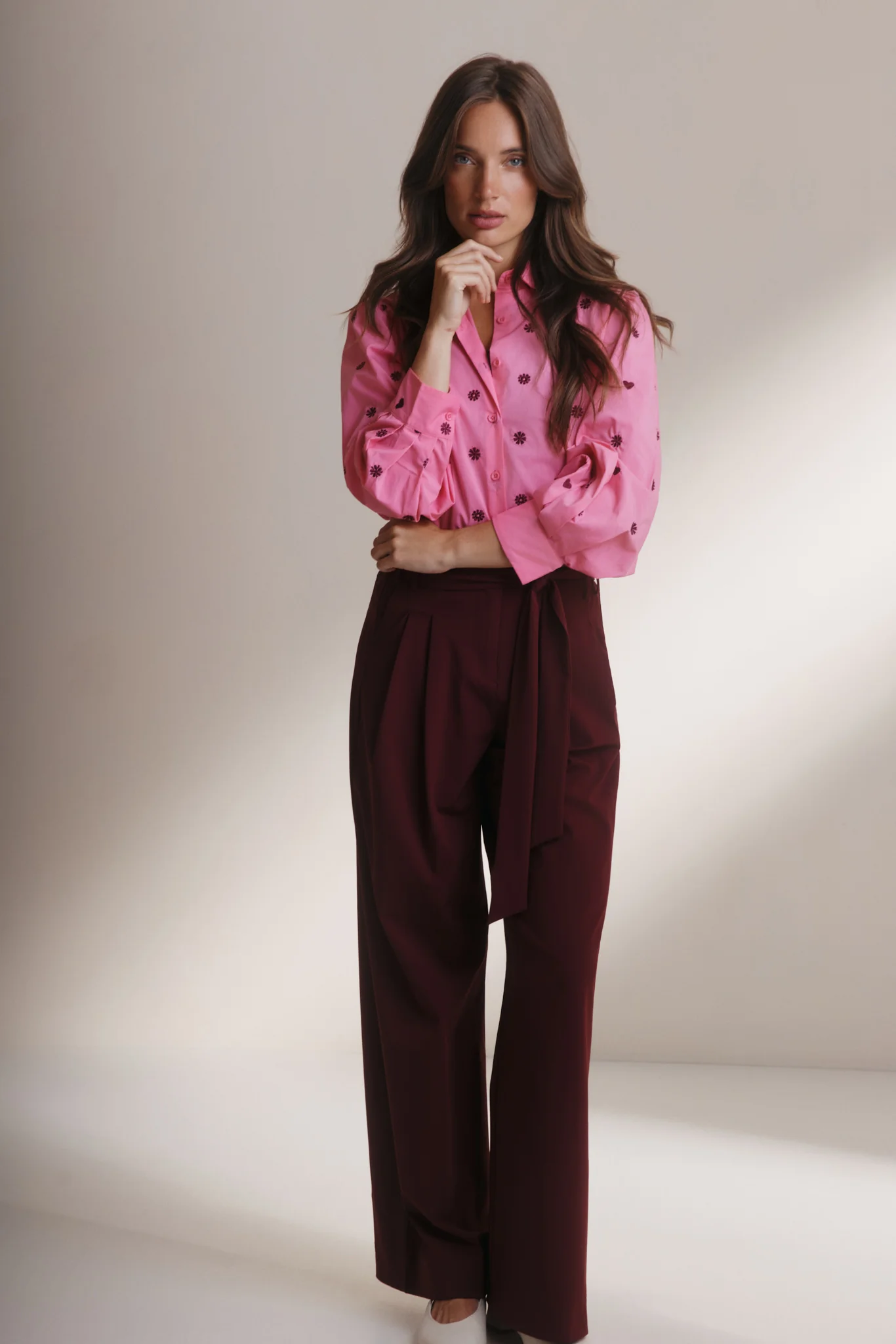 Travel Broek Steph Burgundy L14-475-3004 - Image 4
