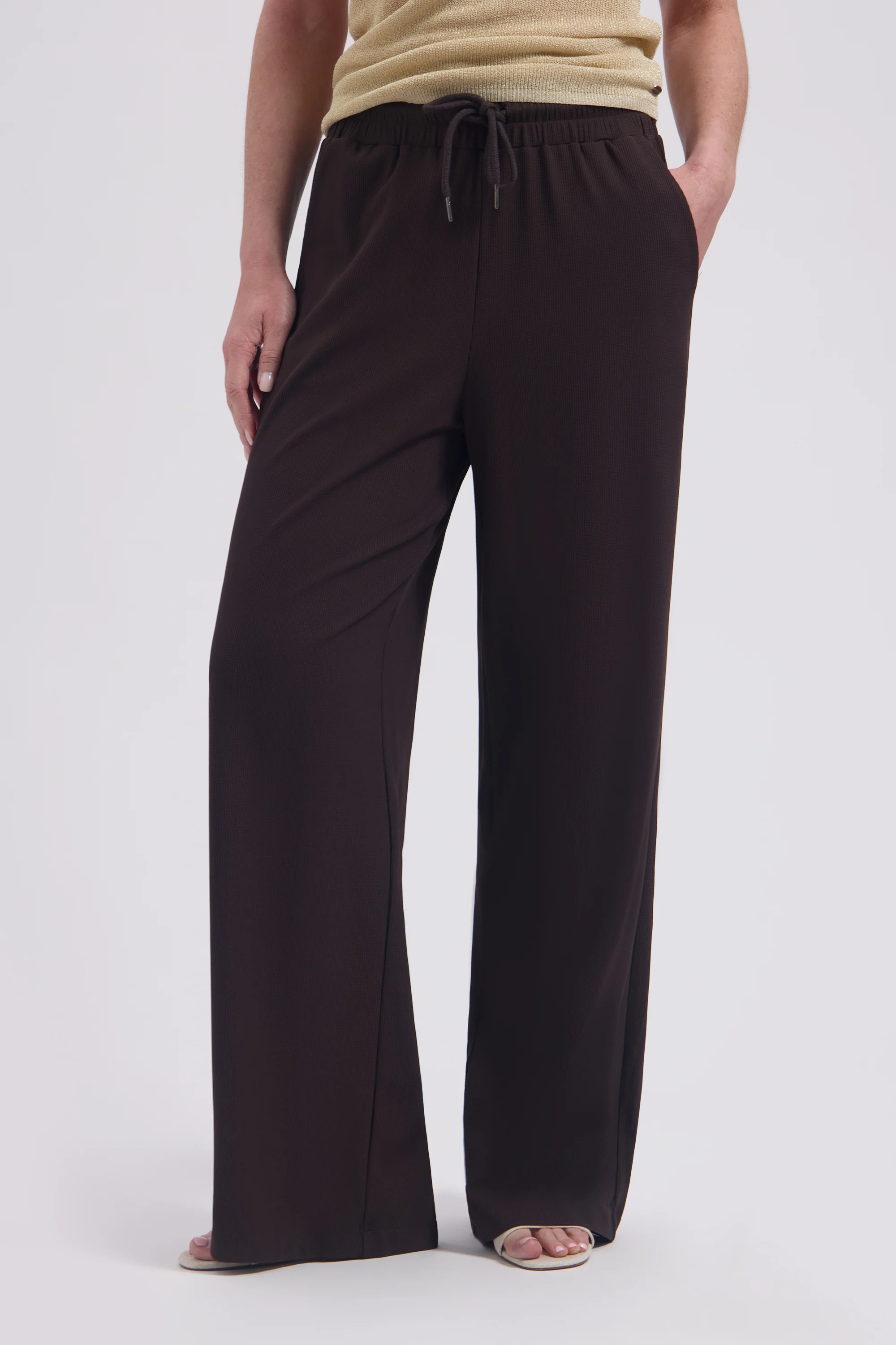 Travel Broek Vinnie Dark Brown L14-575-3241