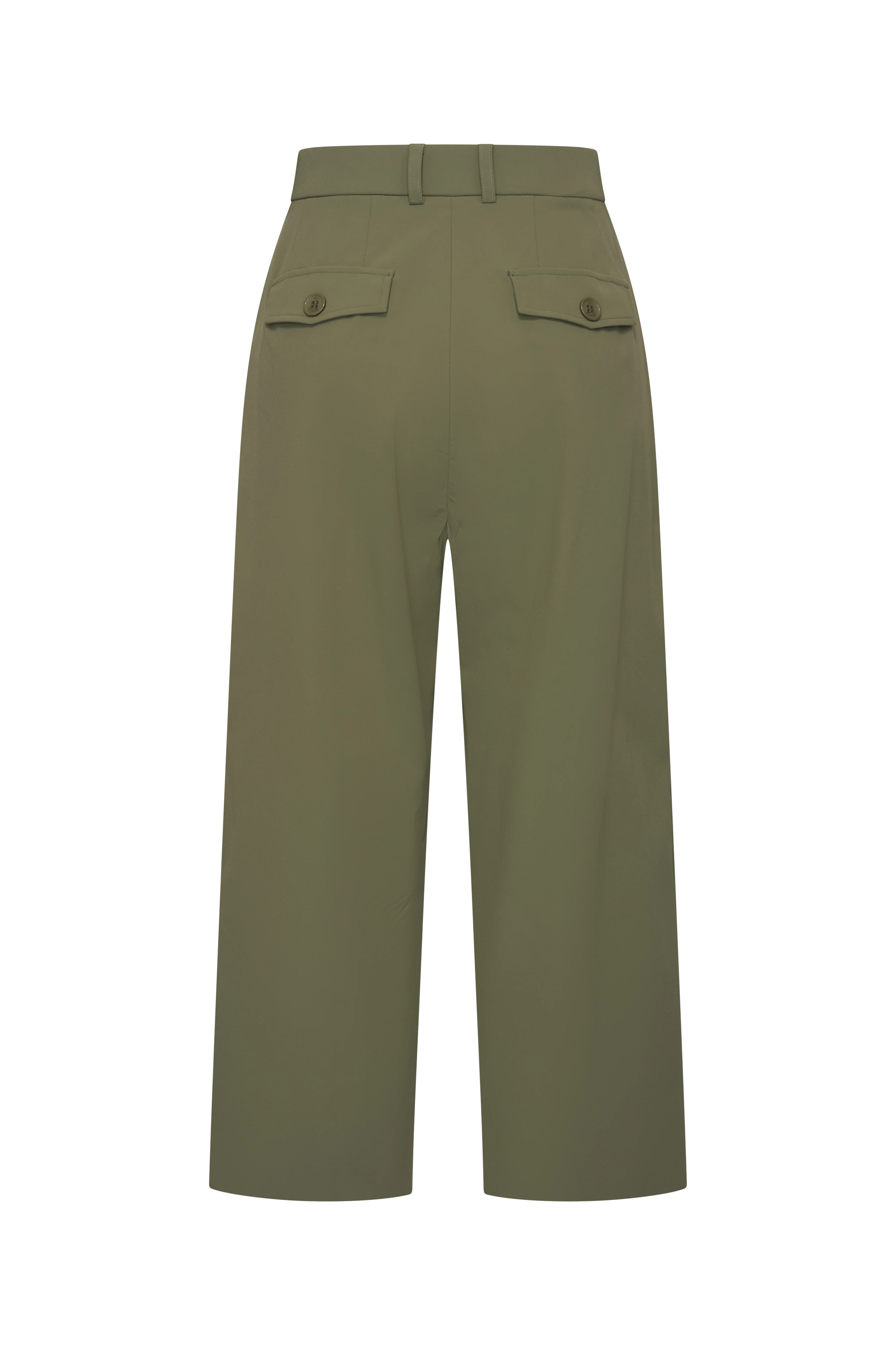 Travel Culotte Pleated Olive 202818 - Image 3