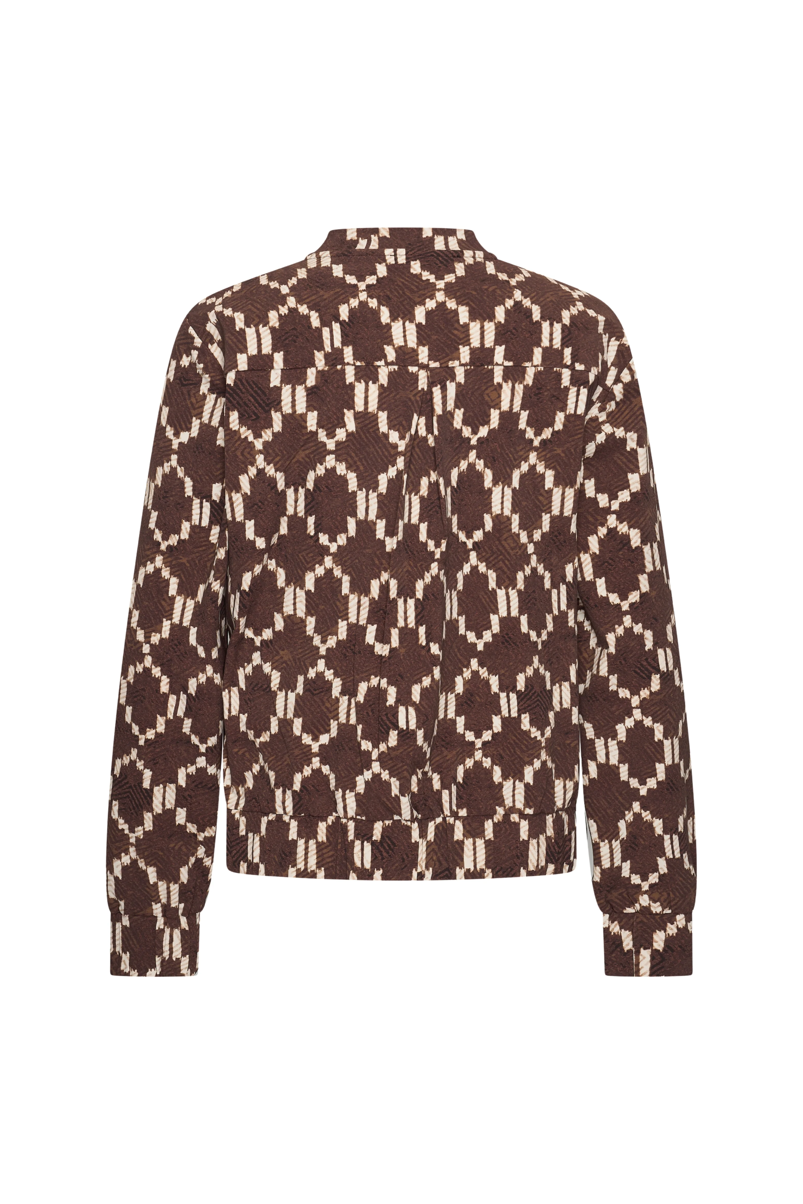 Travel Jacket Ikat Print Espresso 202463 - Image 2
