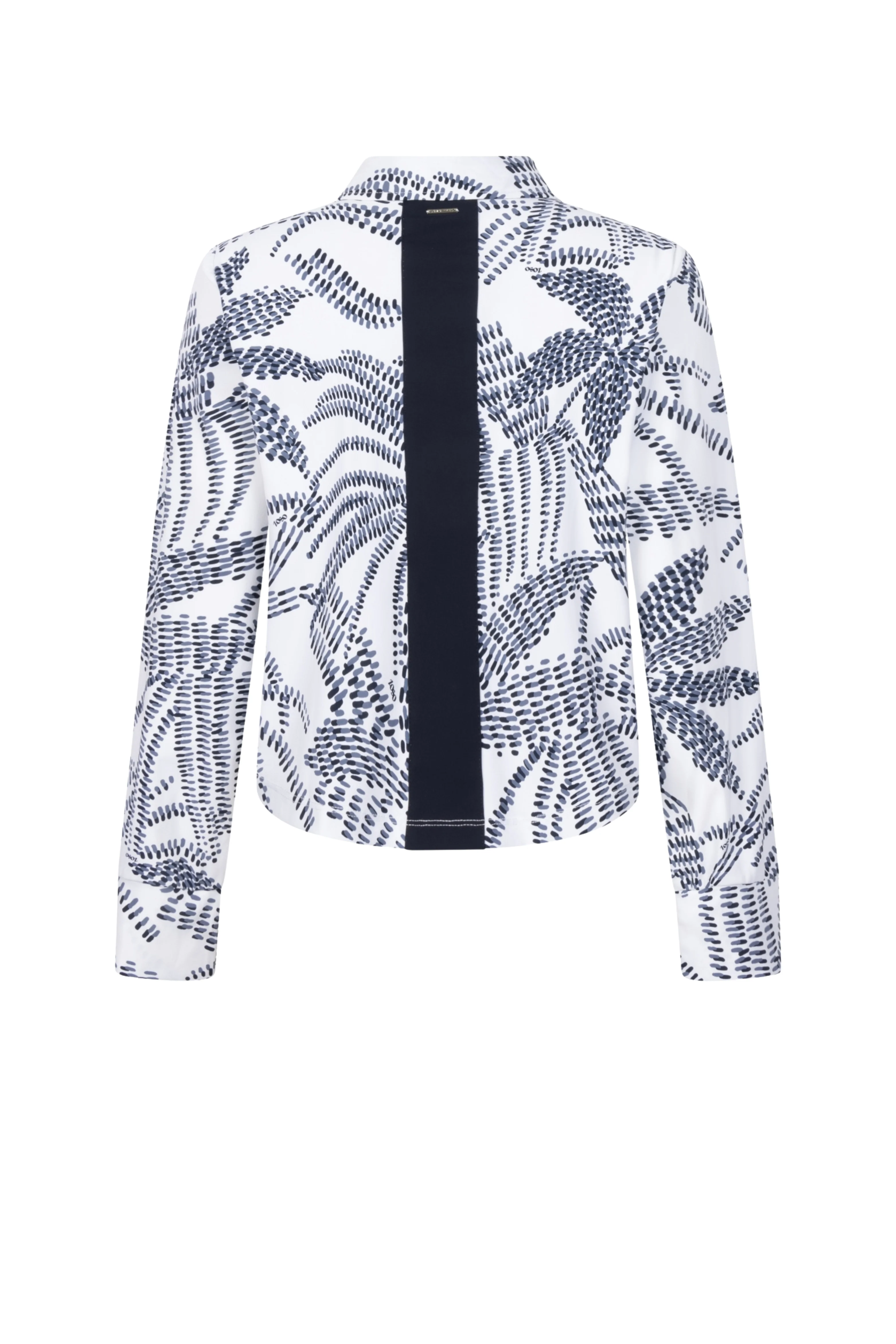 Travel Jacket Quincy White Navy 262 - Image 4