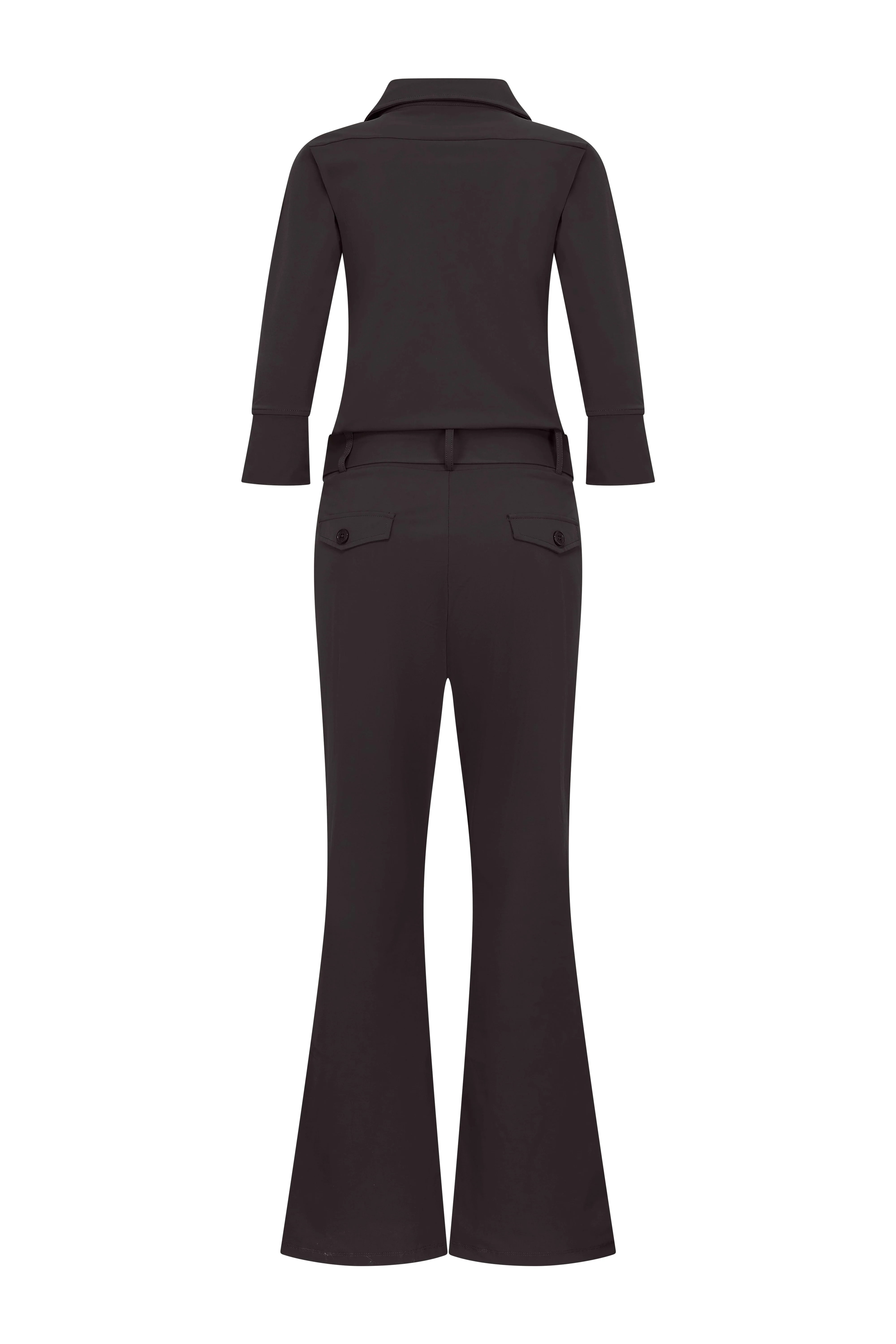 Travel Jumpsuit Flared Black 202154 - Image 4