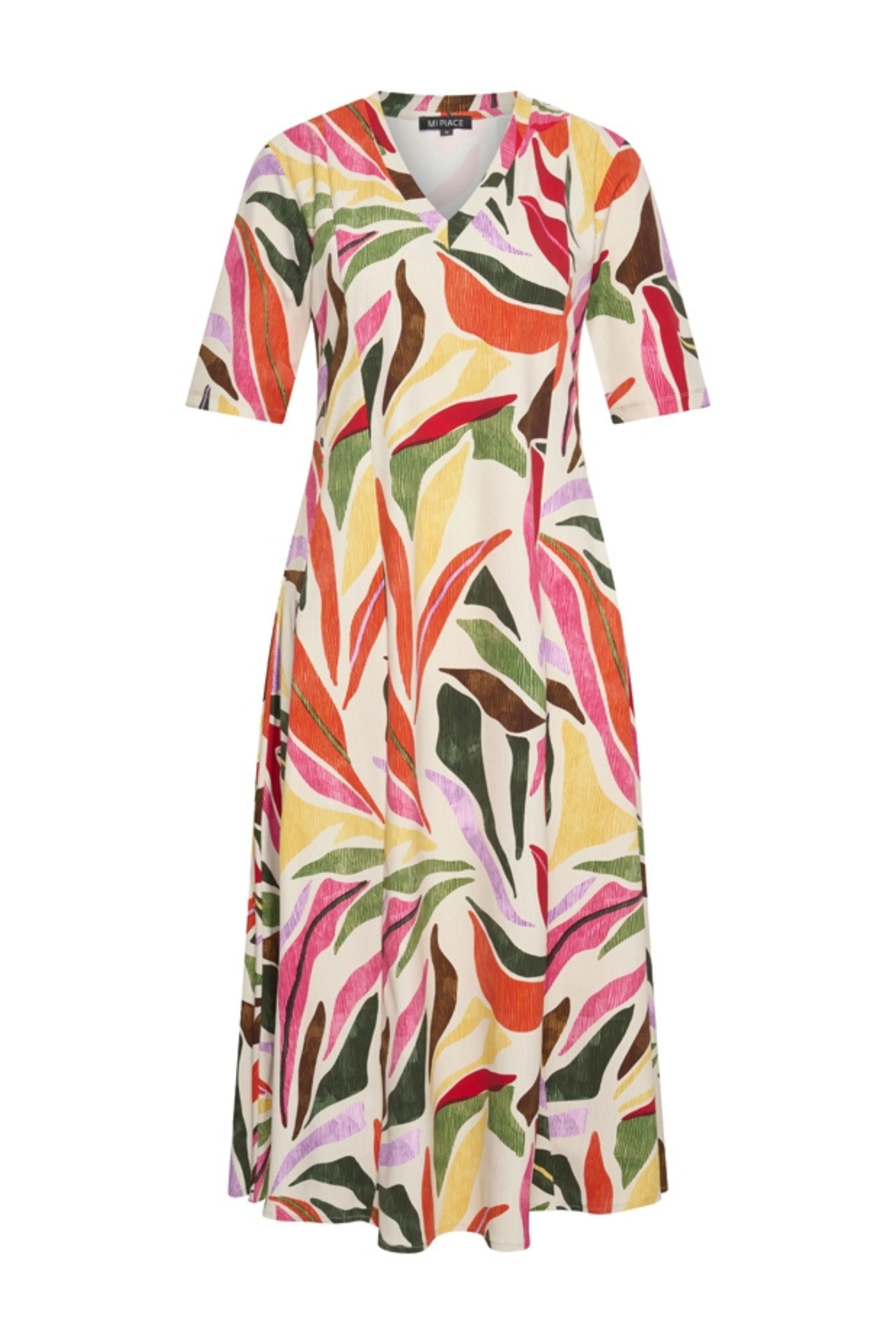 Travel Jurk Summer Leaf Dance Print Kit 202810 - Image 2