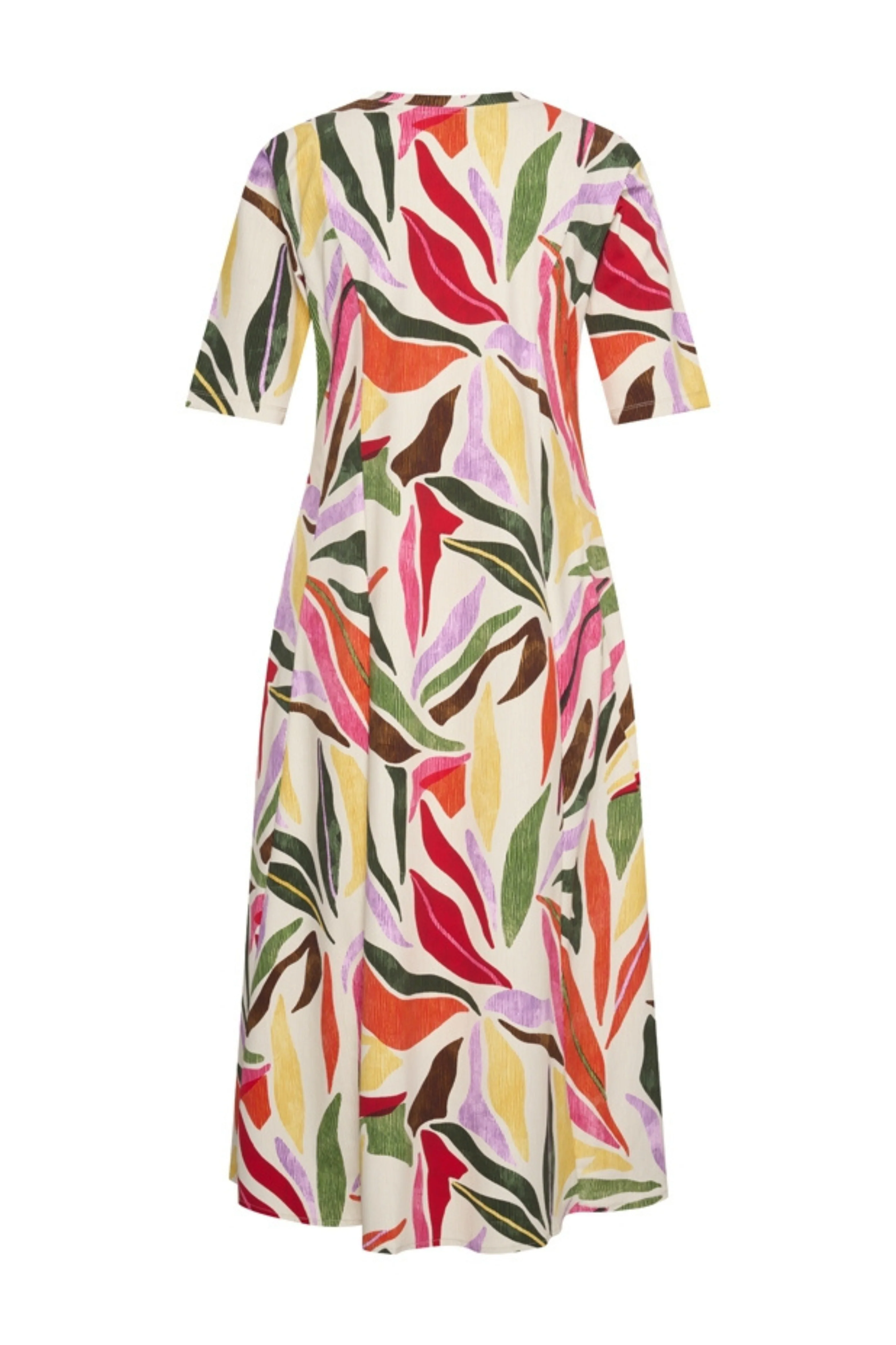 Travel Jurk Summer Leaf Dance Print Kit 202810 - Image 3