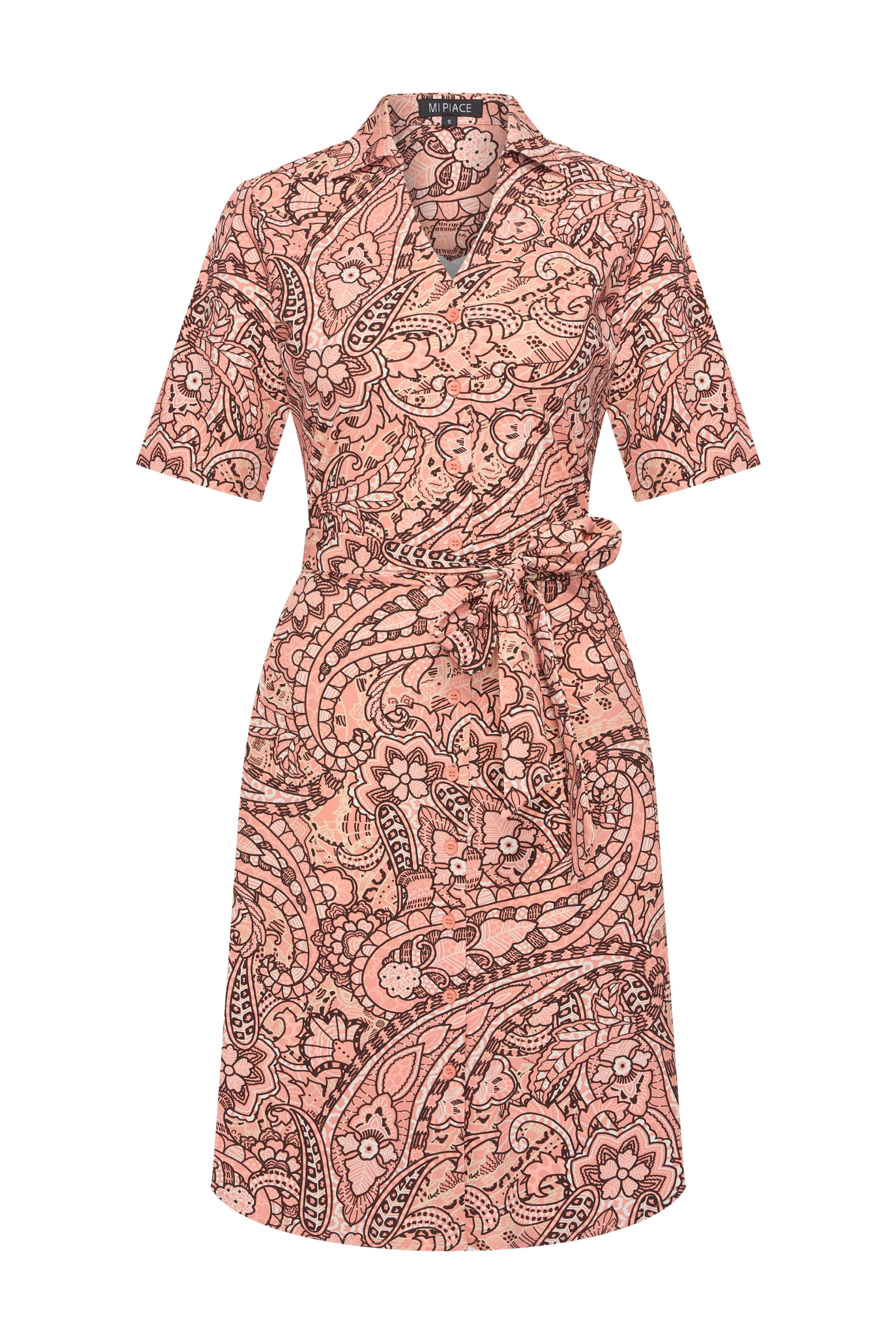 Travel Jurk Summer Paisley Print Sunset Clay 202807 - Image 2