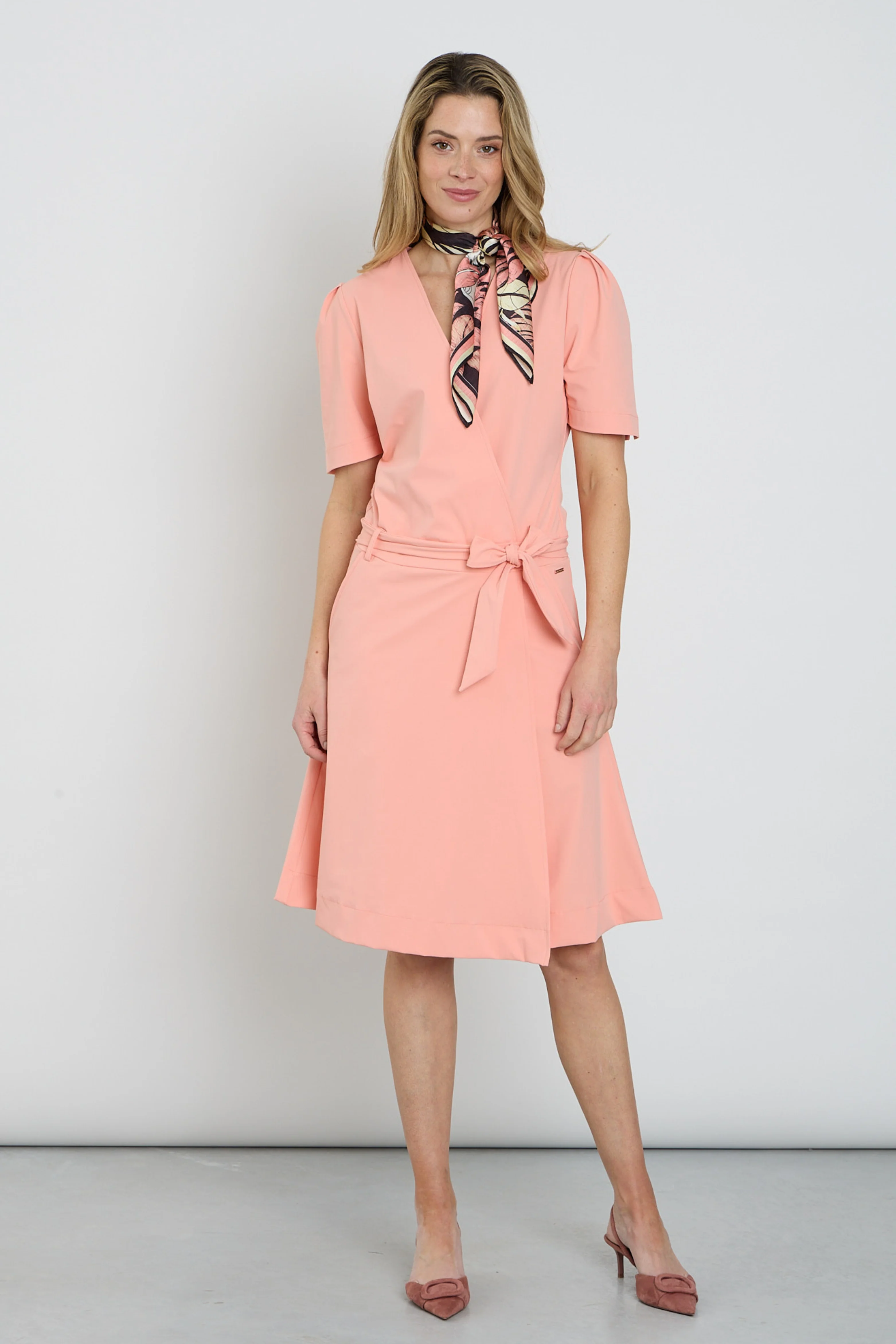 Travel Jurk Wrap Peach Amber 202840 - Image 2