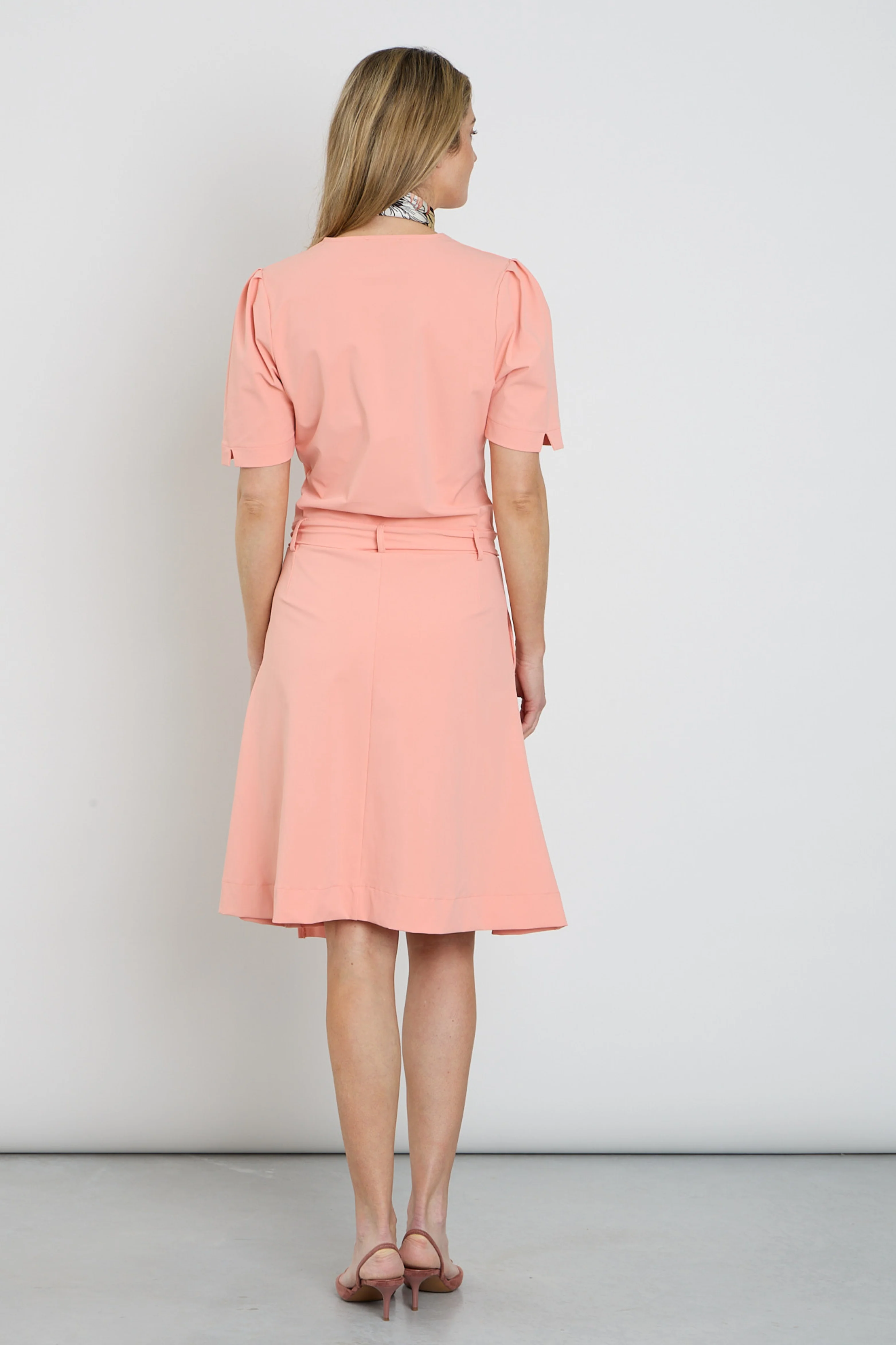 Travel Jurk Wrap Peach Amber 202840 - Image 4