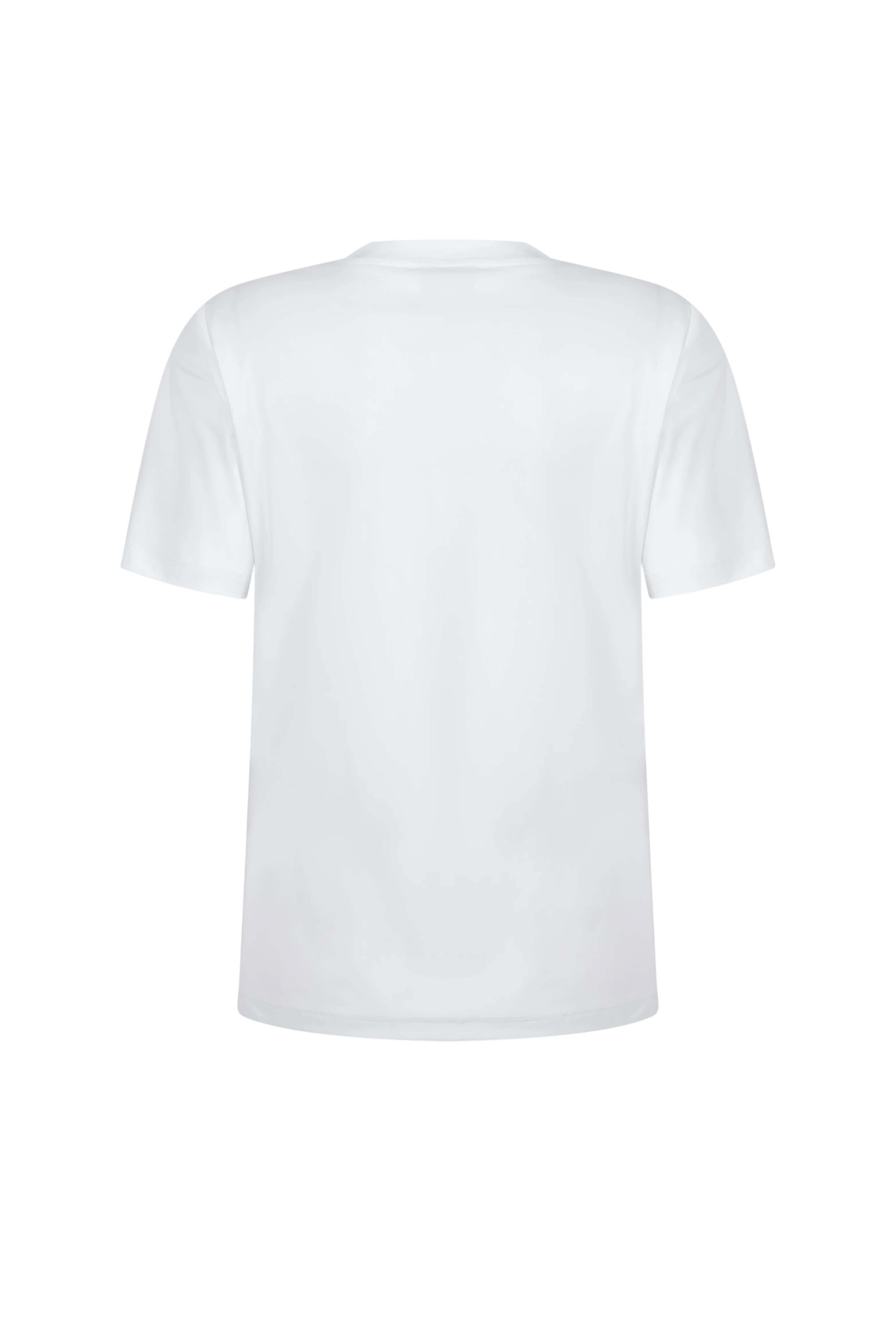 Travel T-Shirt Dion White Navy 262 - Image 3