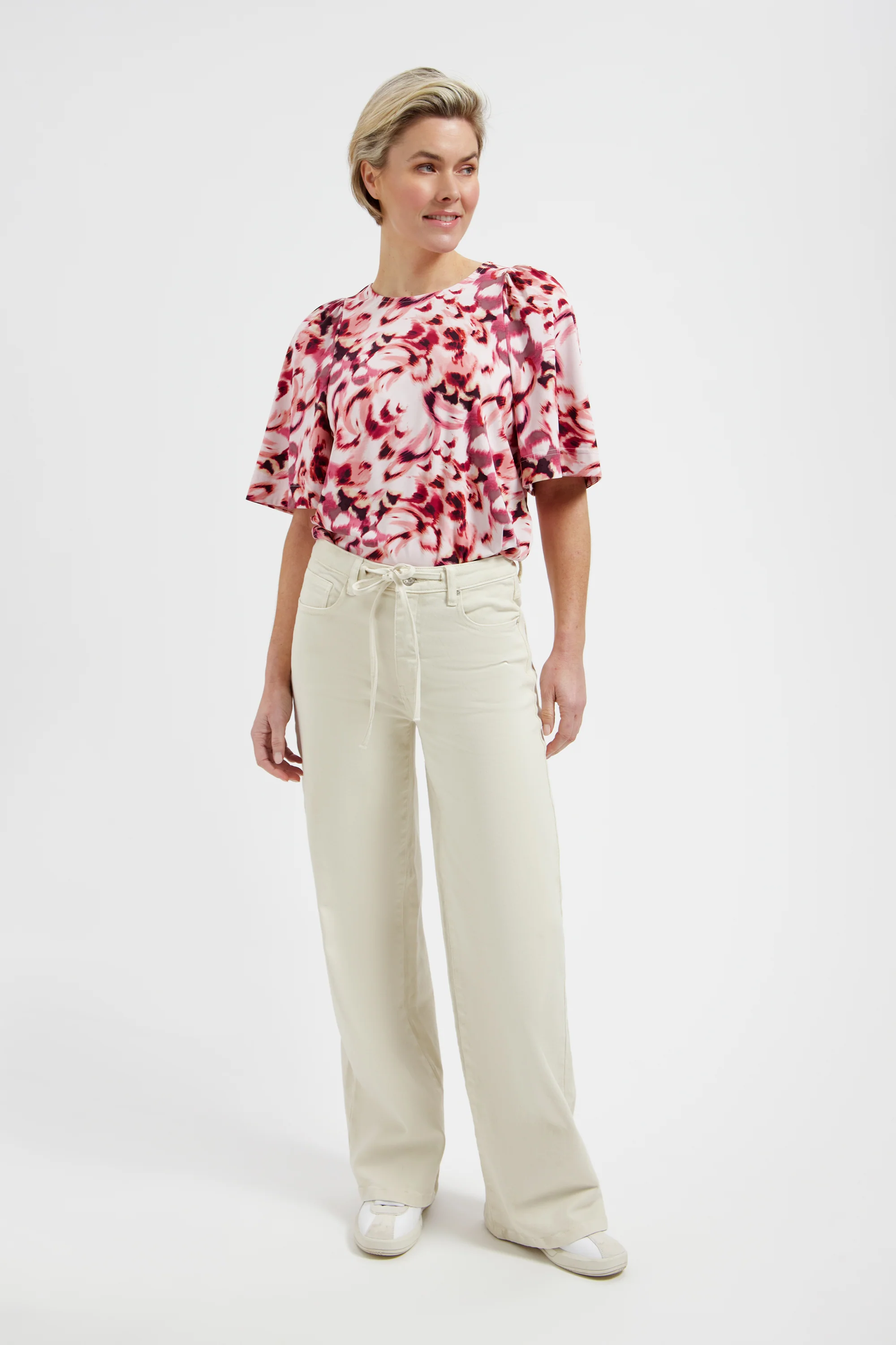 Travel Top Aston Morgan Print L24-280-3024 - Image 3