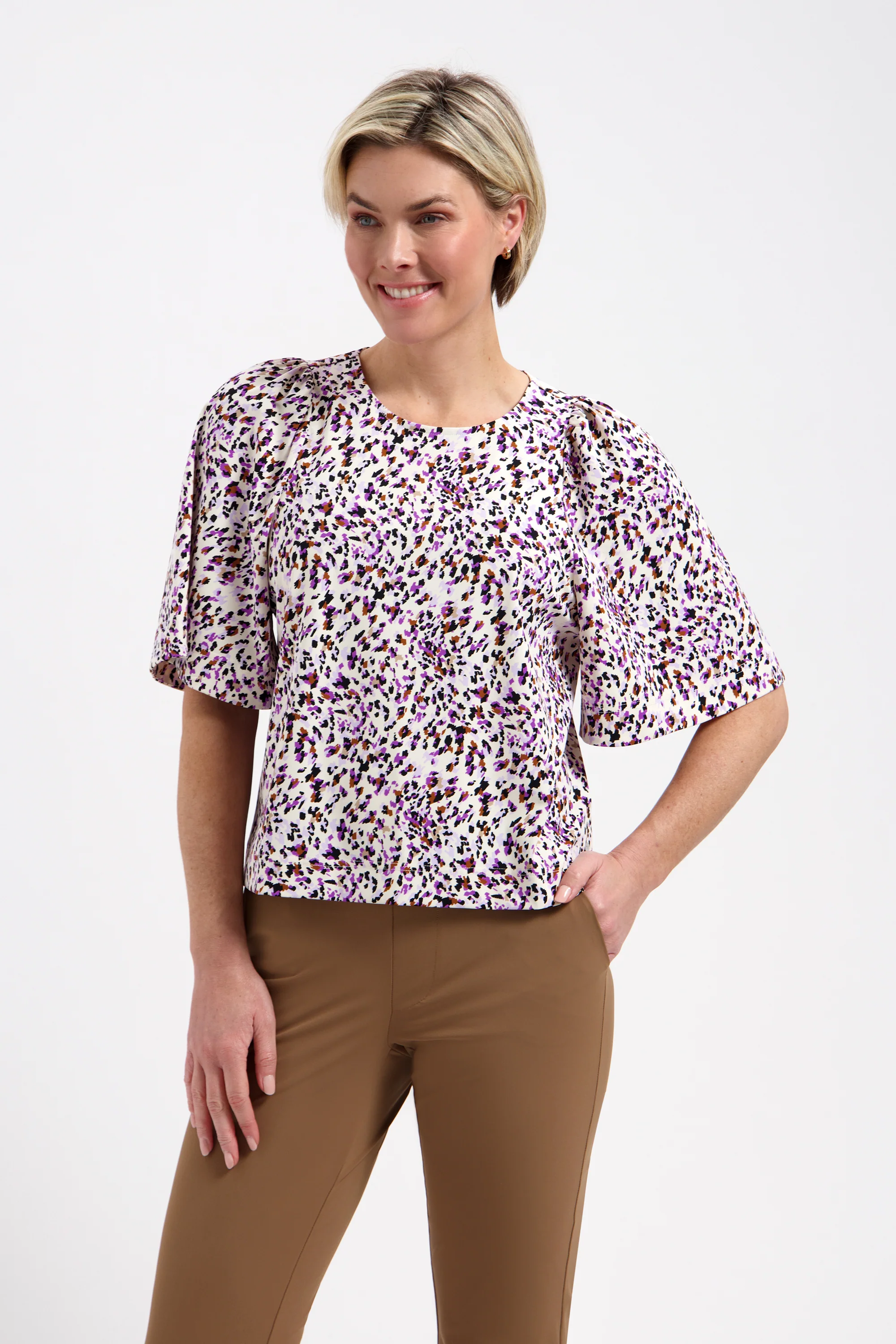 Travel Top Aston Spirit Print L24-380-3130 - Image 2