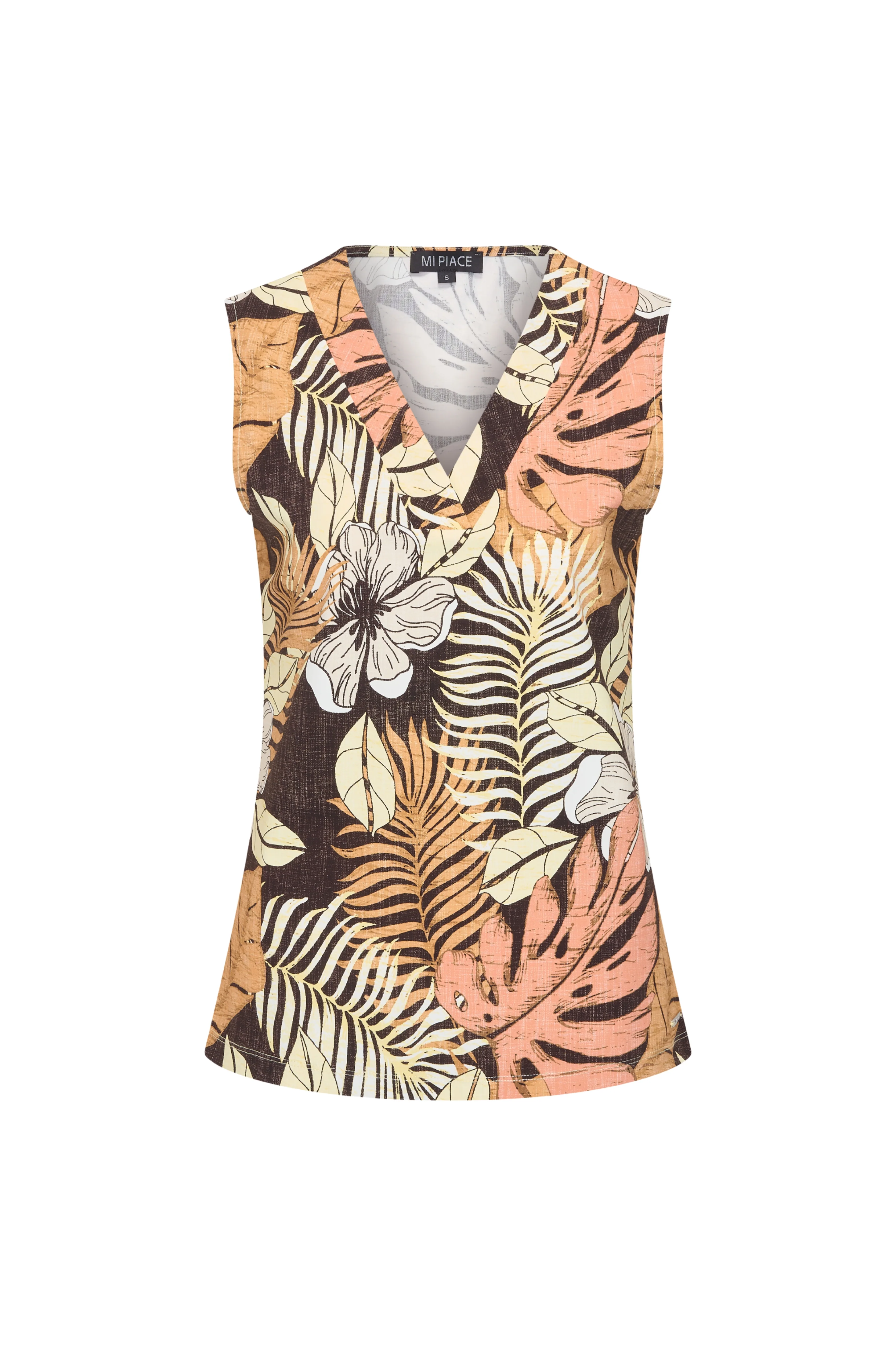 Travel Top Botanical Print Espresso 202425 - Image 2