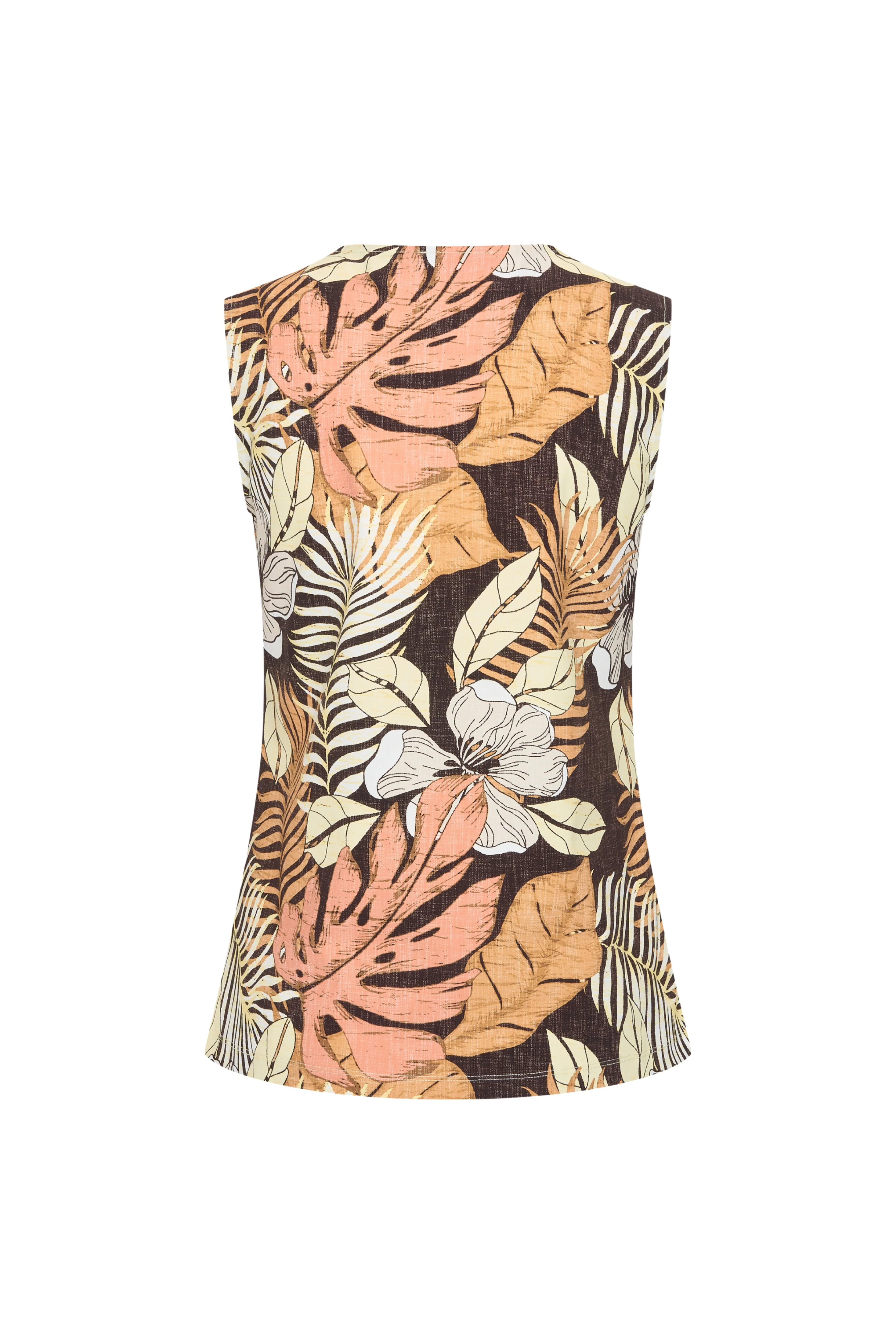 Travel Top Botanical Print Espresso 202425 - Image 5