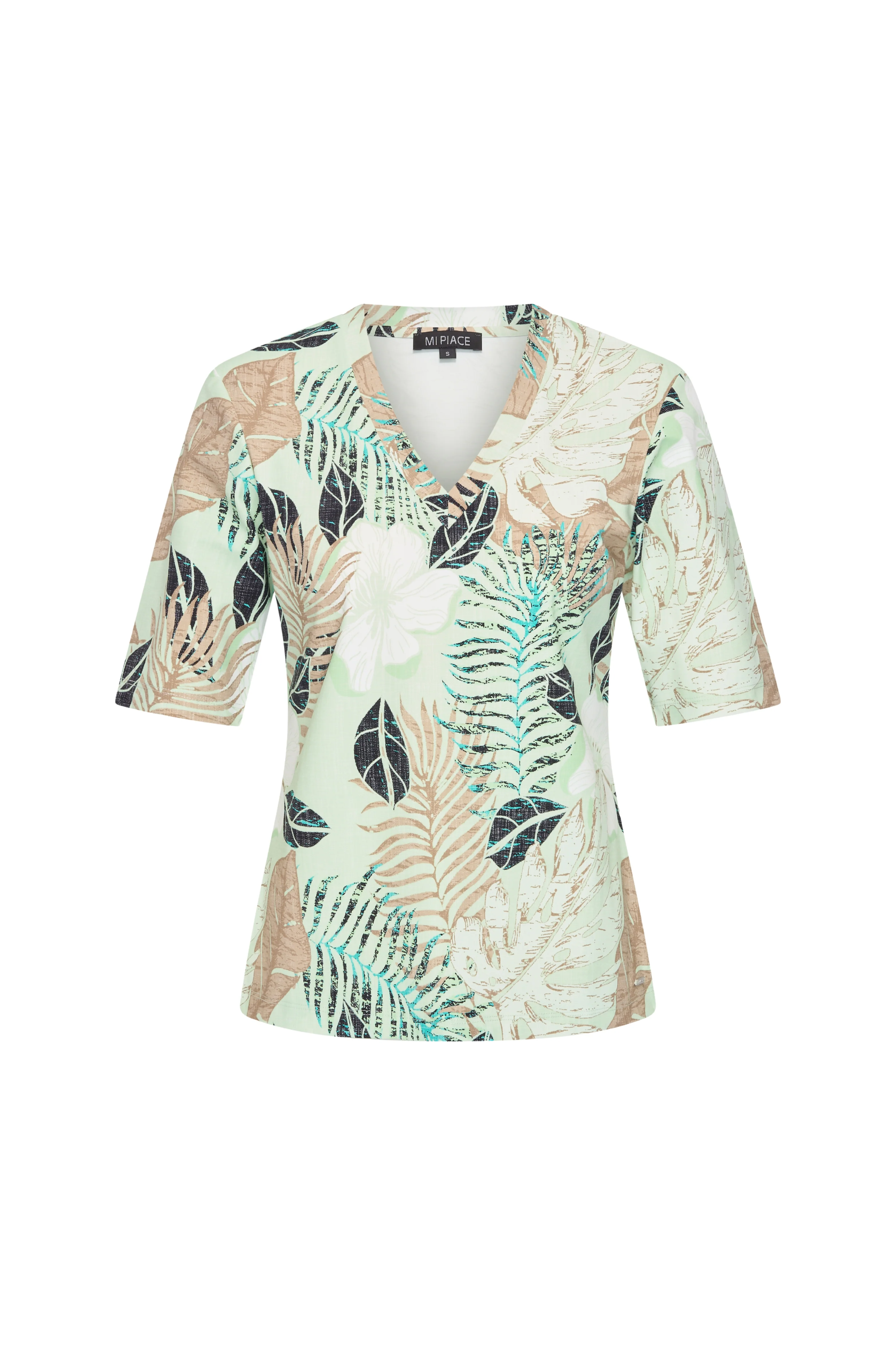 Travel Top Botanical Print Pistachio 202271 - Image 3