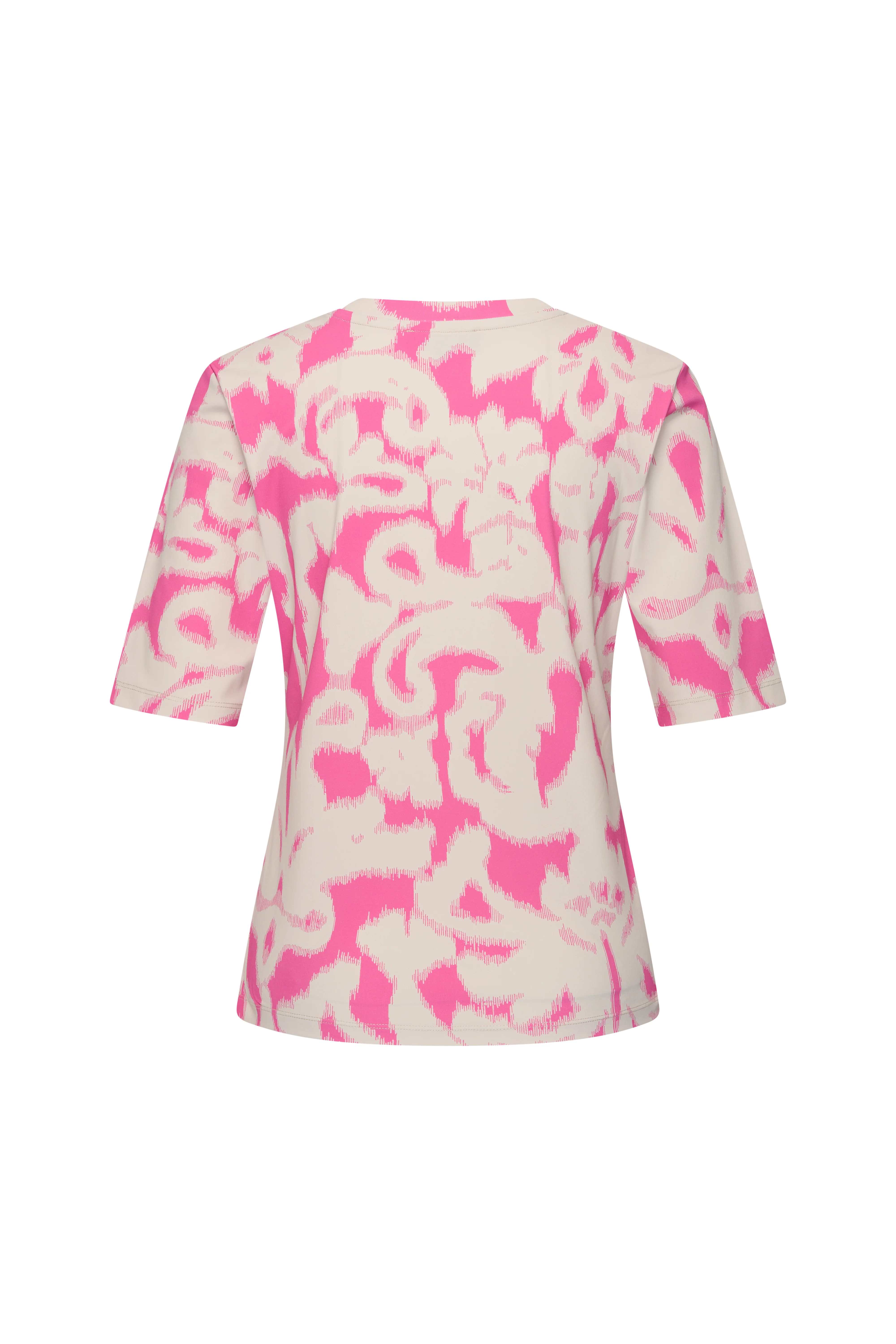 Travel Top Ikat Ornaments Print Rose 202271 - Image 3