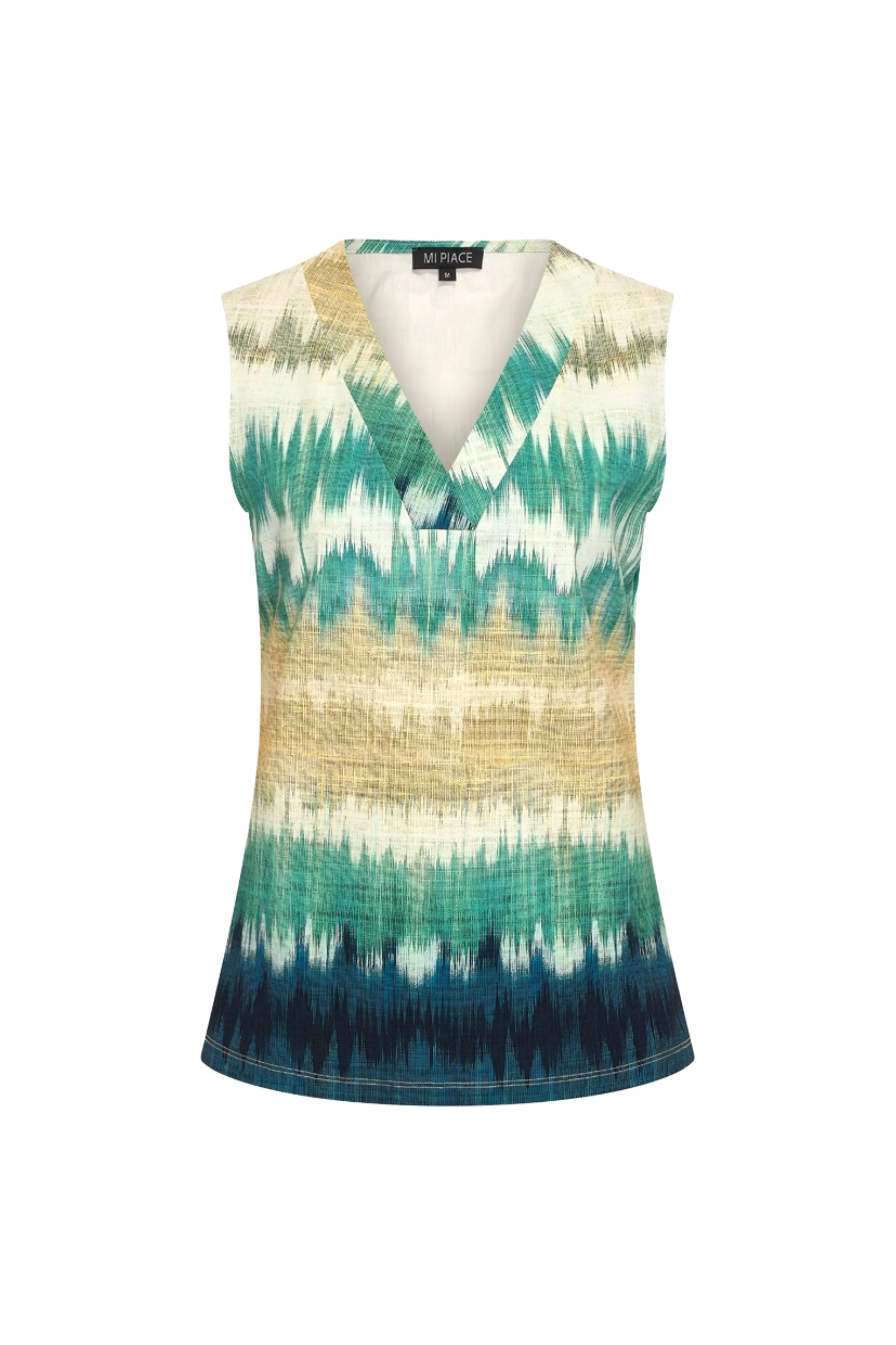 Travel Top Ikat Print Pistachio 202425 - Image 2