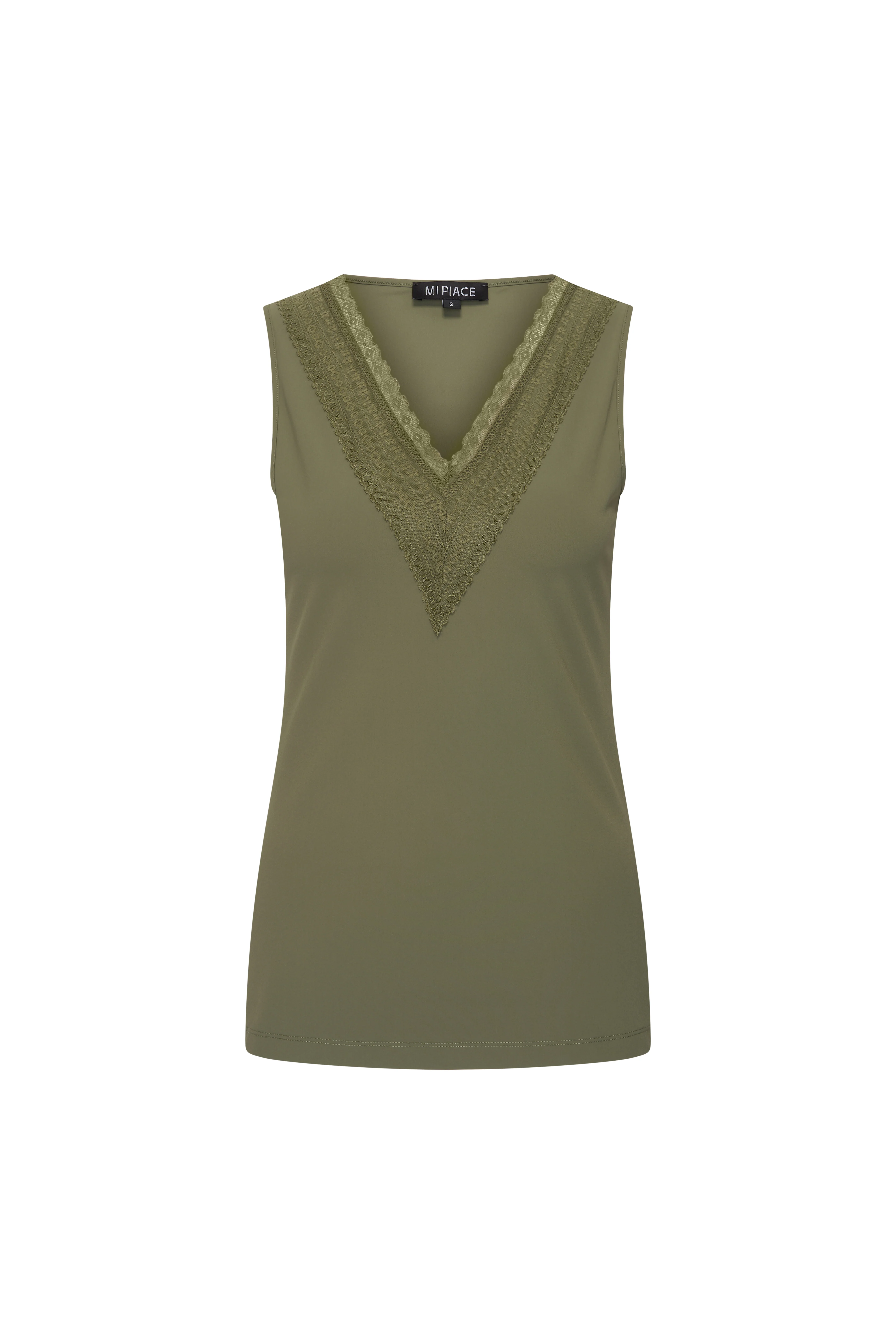 Travel Top Lace Olive 202254