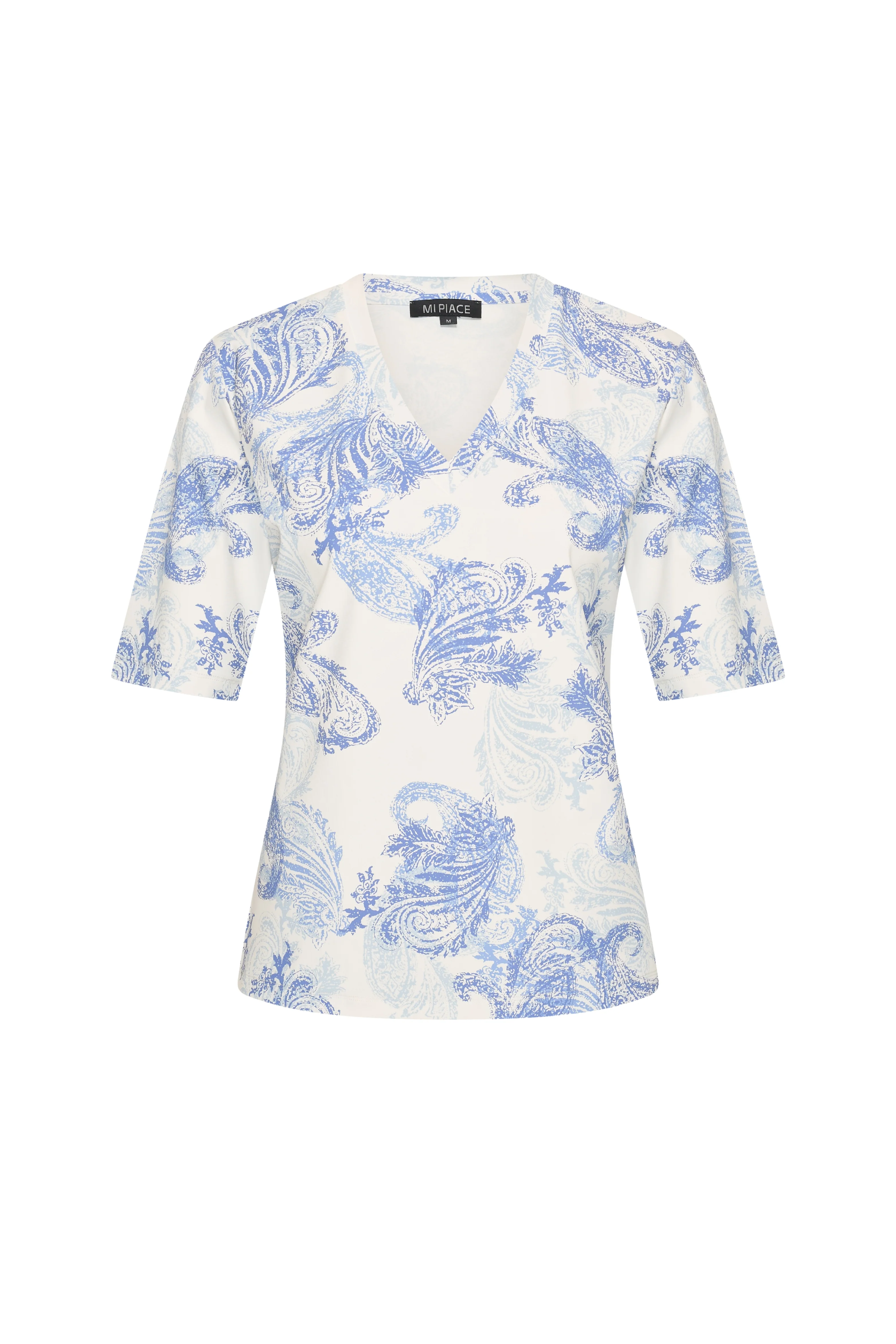 Travel Top Paisley Print Lavender Blue 202271 - Image 2