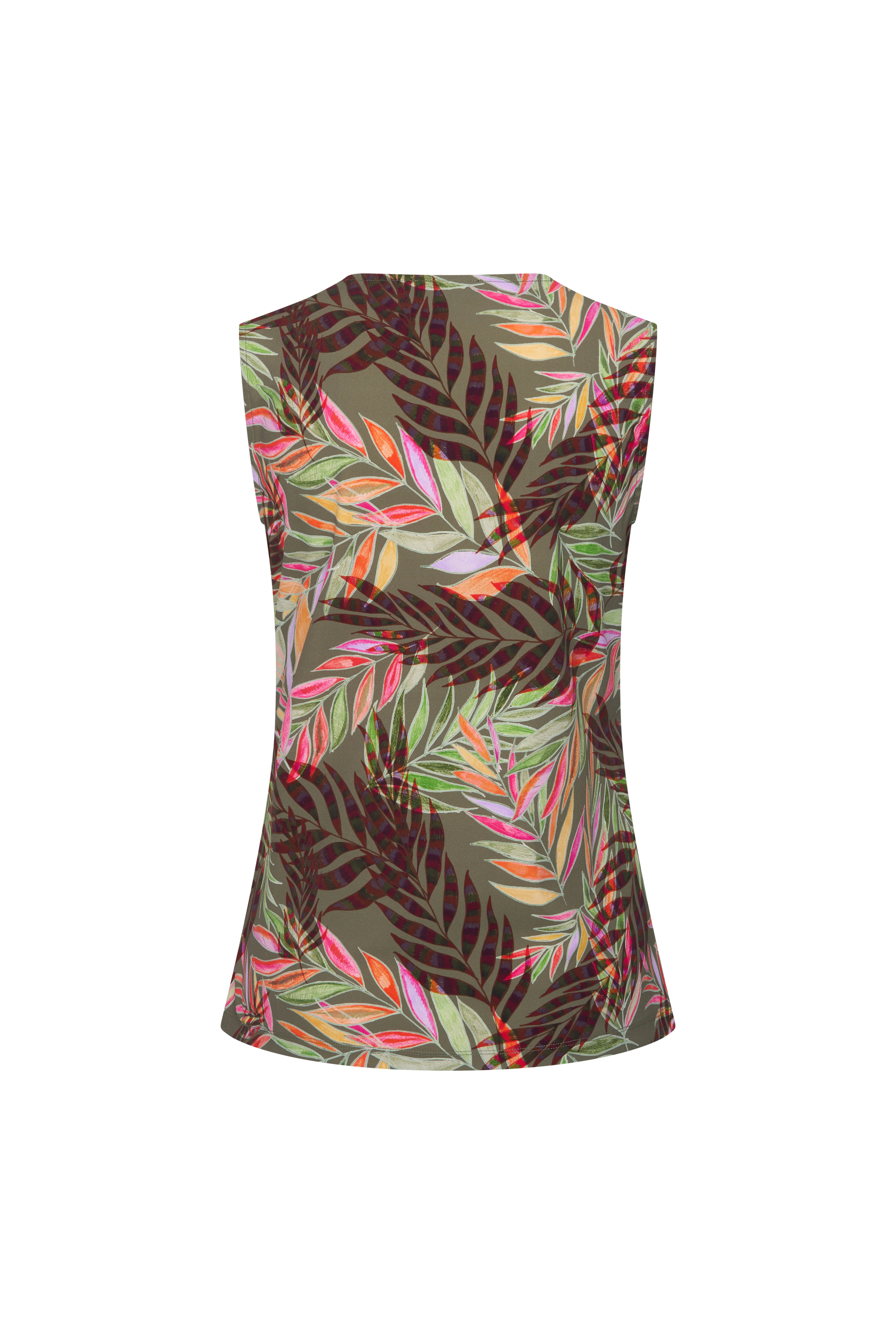Travel Top Pencil Branches Print Olive 202425 - Image 3