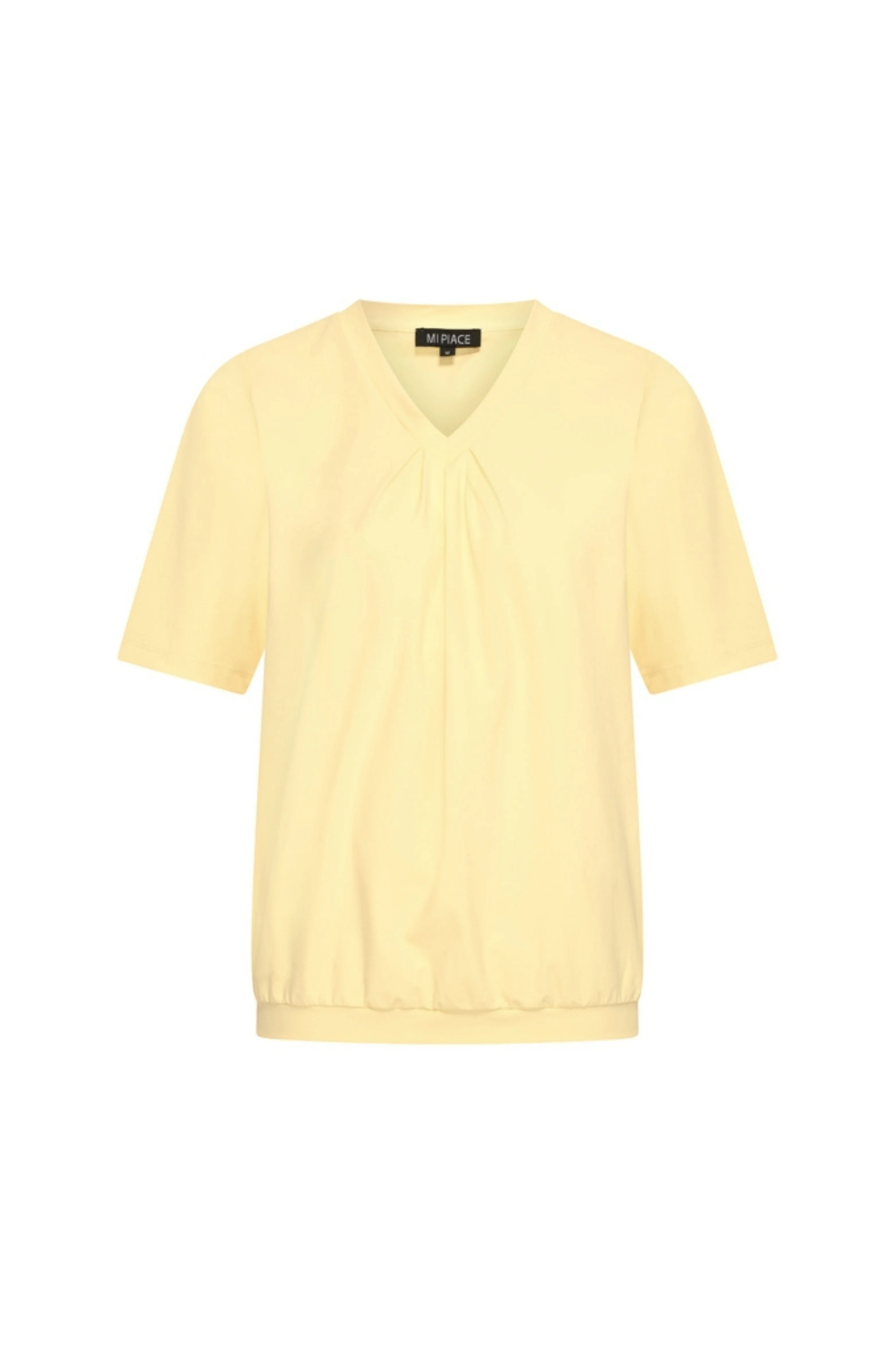 Travel Top Pleated Lemon Yellow 202815 - Image 2