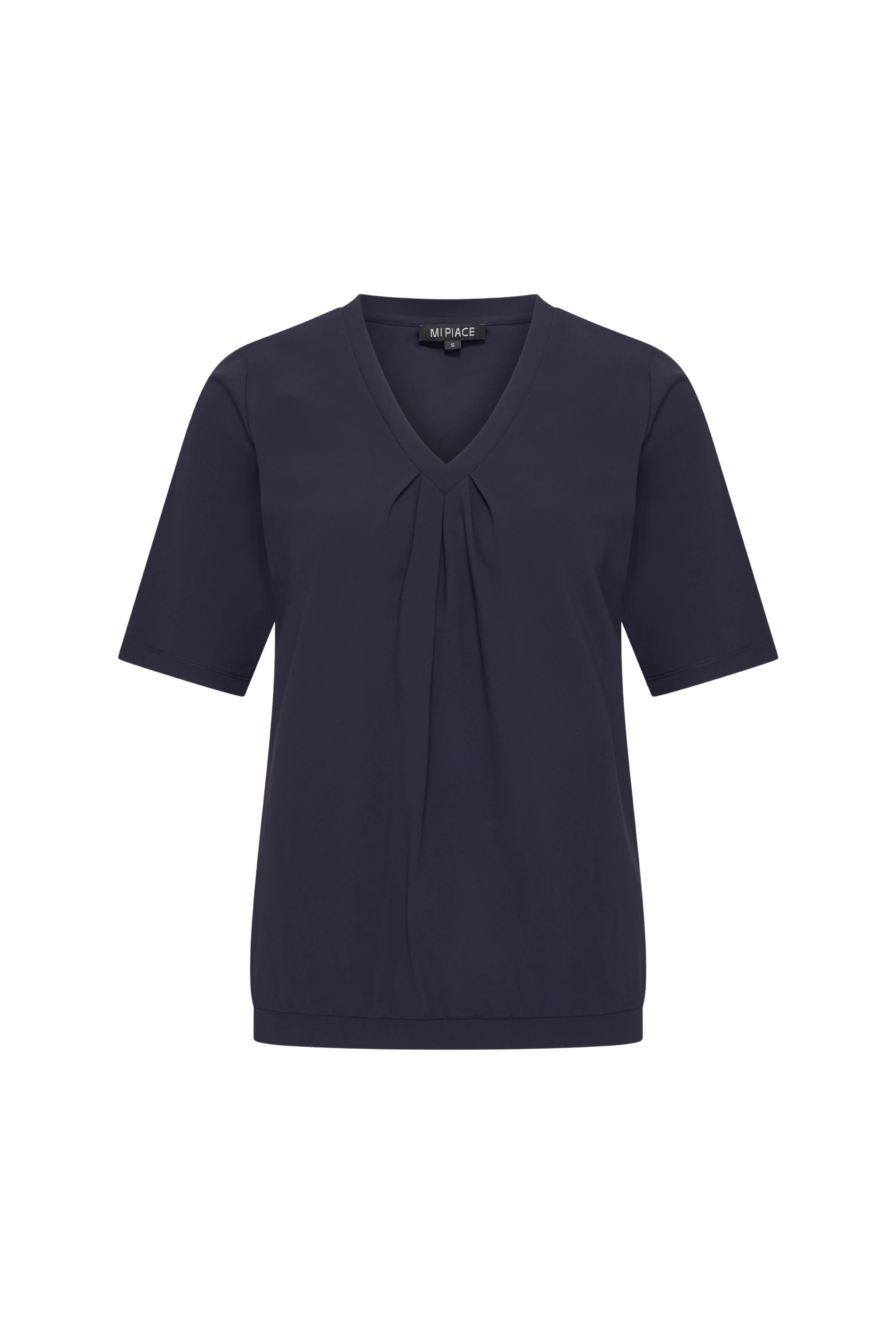Travel Top Pleated Navy 202815