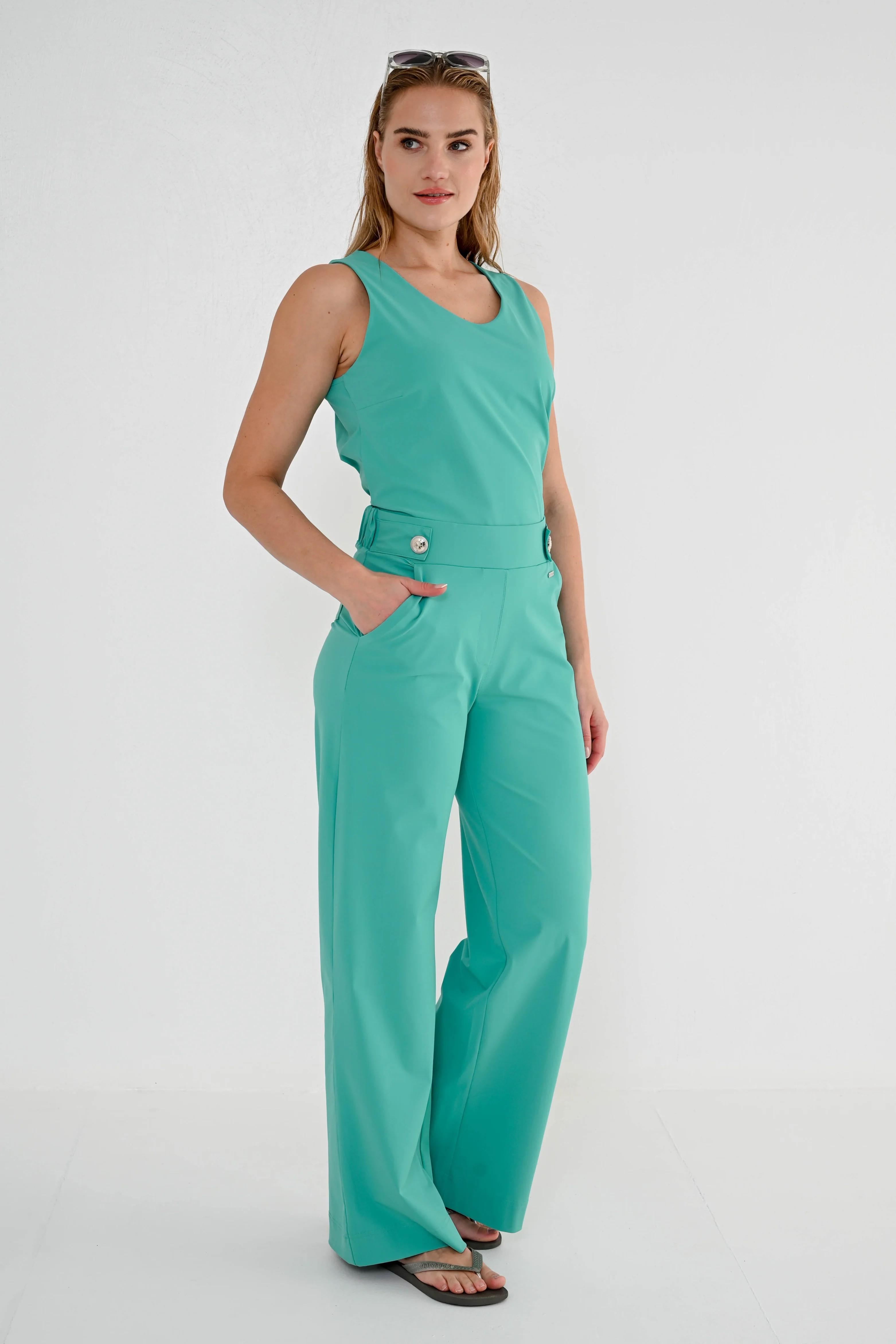 Travel Broek Xavi Bright Aqua - Image 3