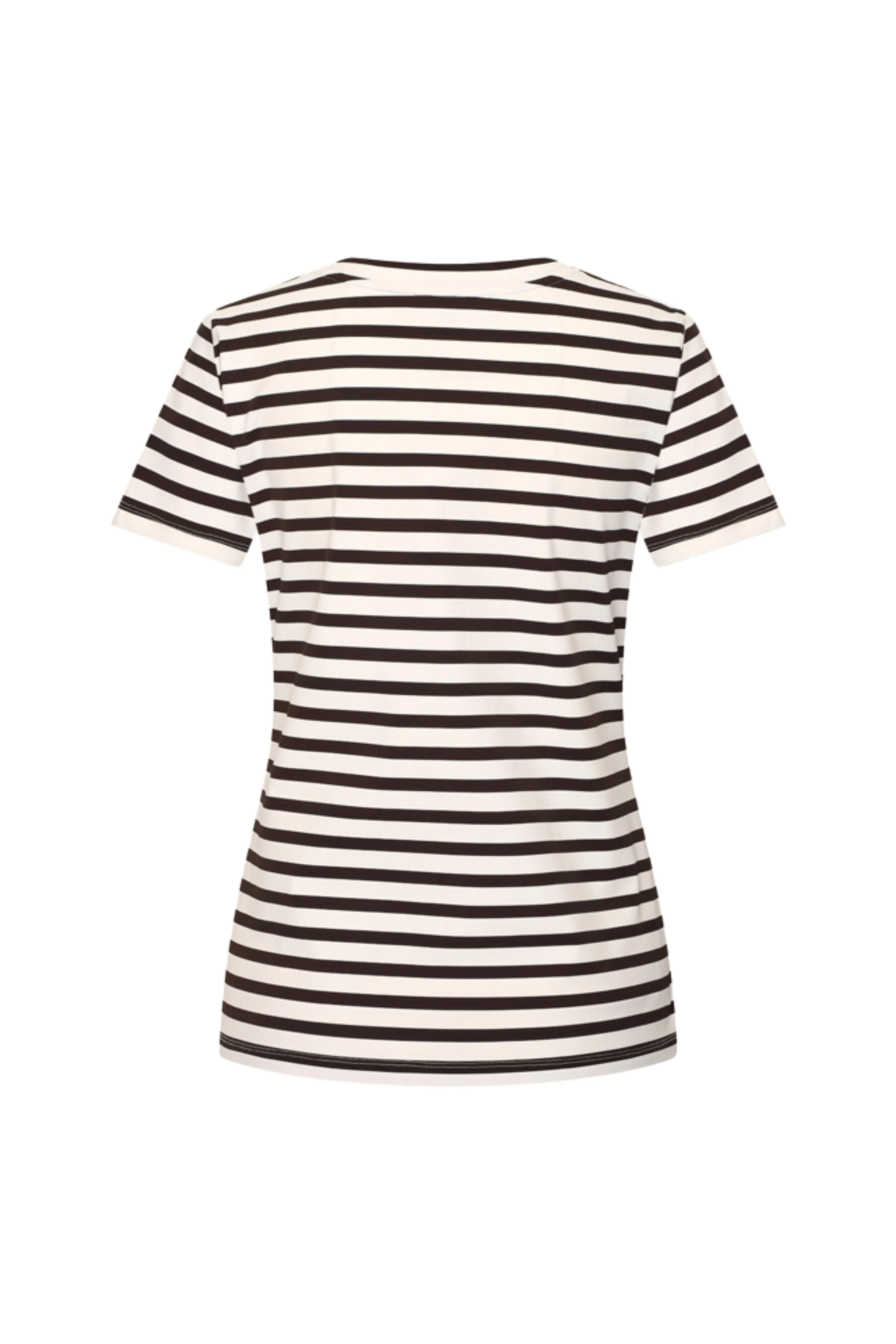 Travel Top Stripe Espresso Offwhite 202080 - Image 2