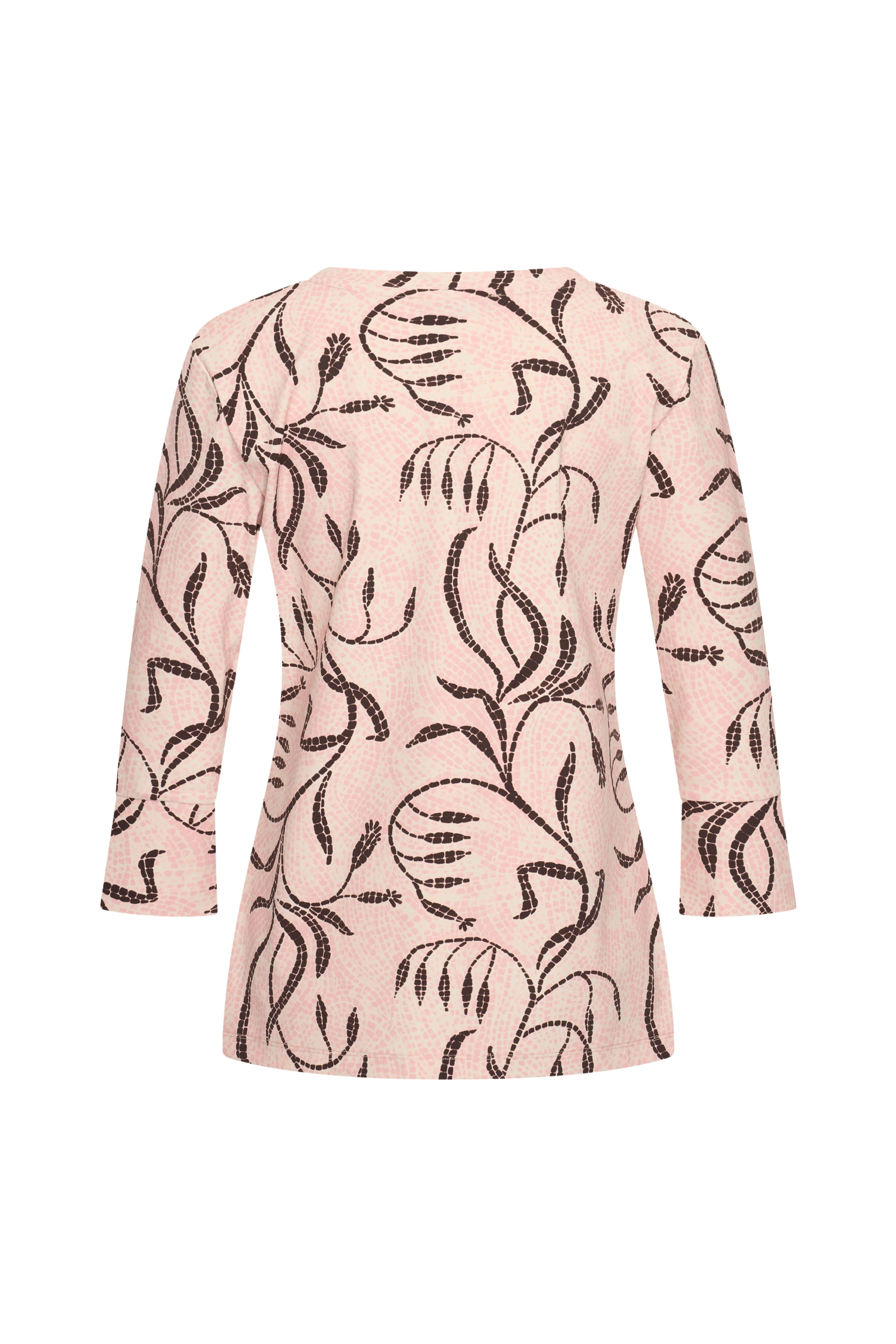 Travel Top Twilight Twigs Print Mellow Rose 202095 - Image 2