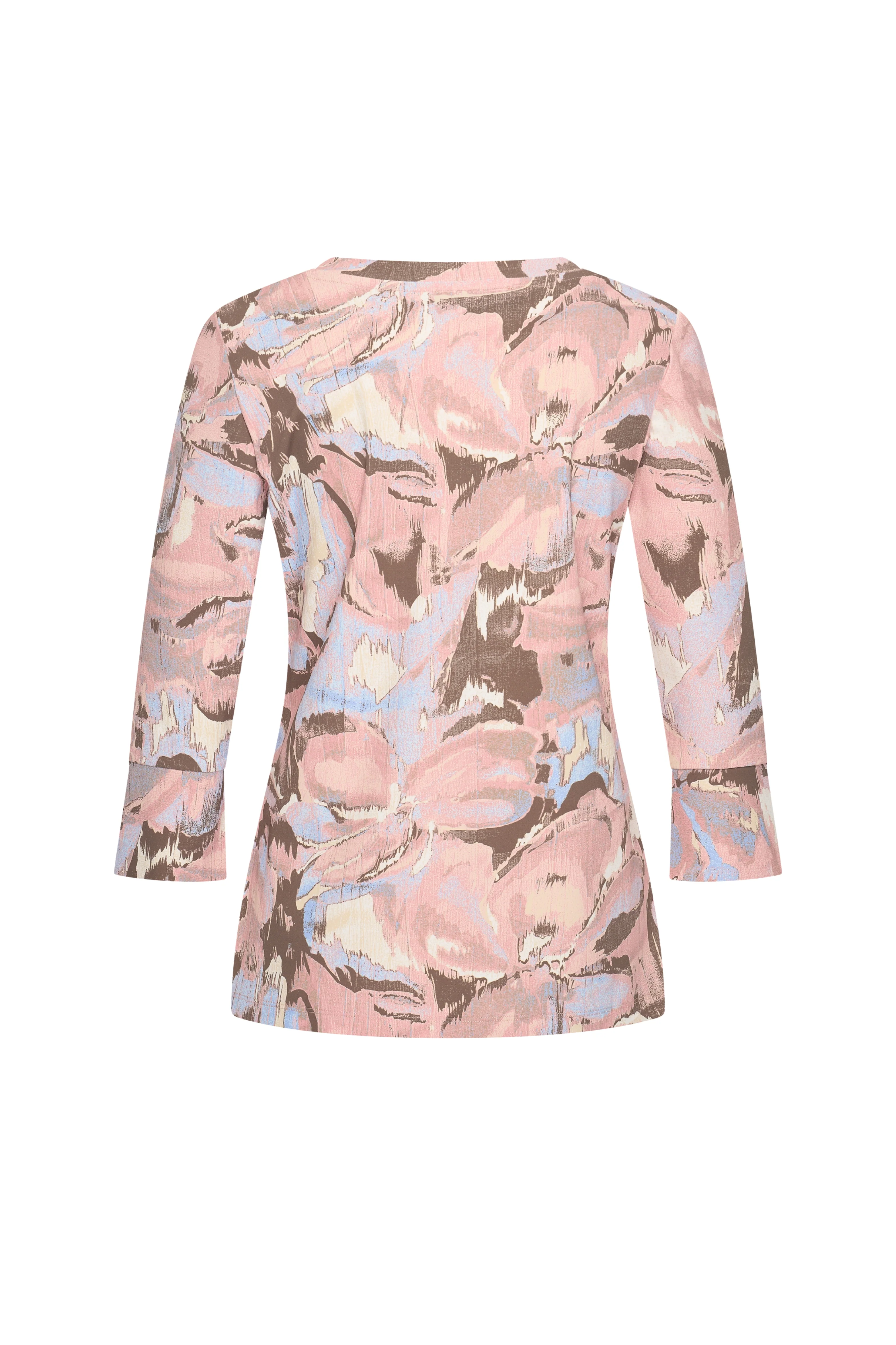 Travel Top Wild Flower Print Lavender Blue 202095 - Image 4