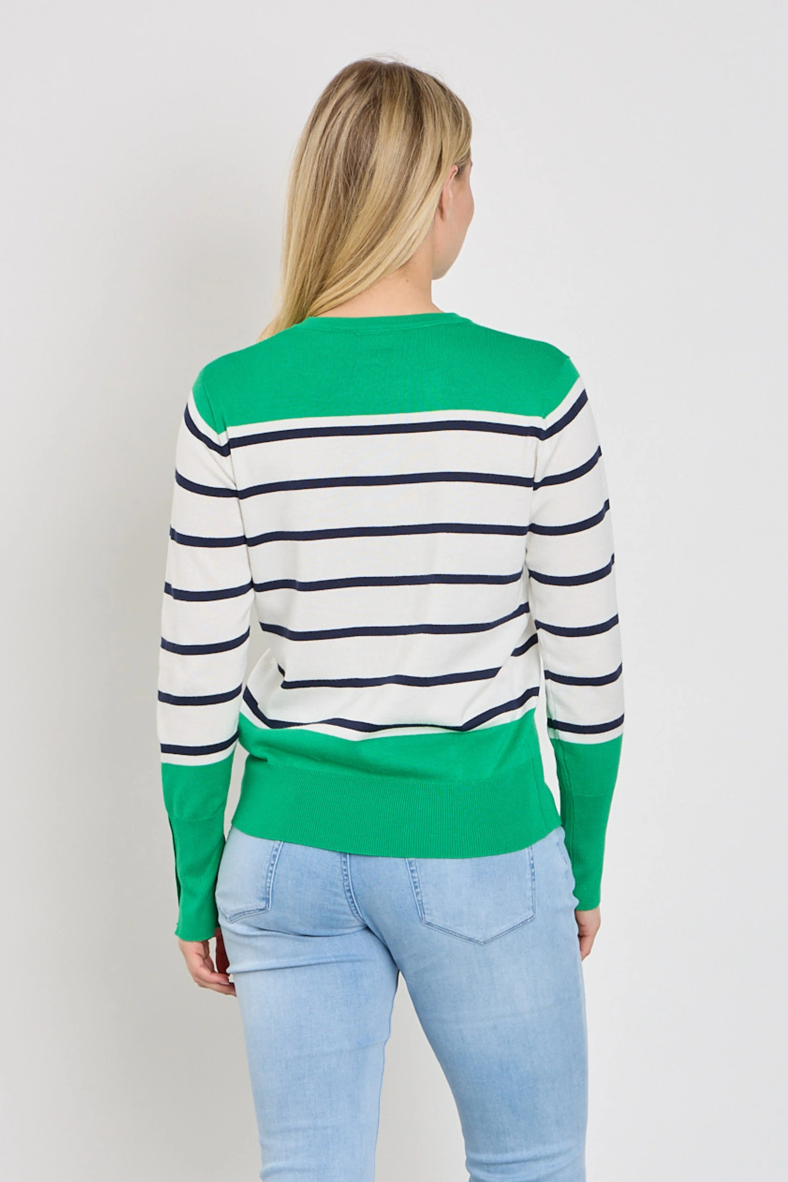 Trui Fqkatie Bright Green Star Offwhite 207512 - Image 2