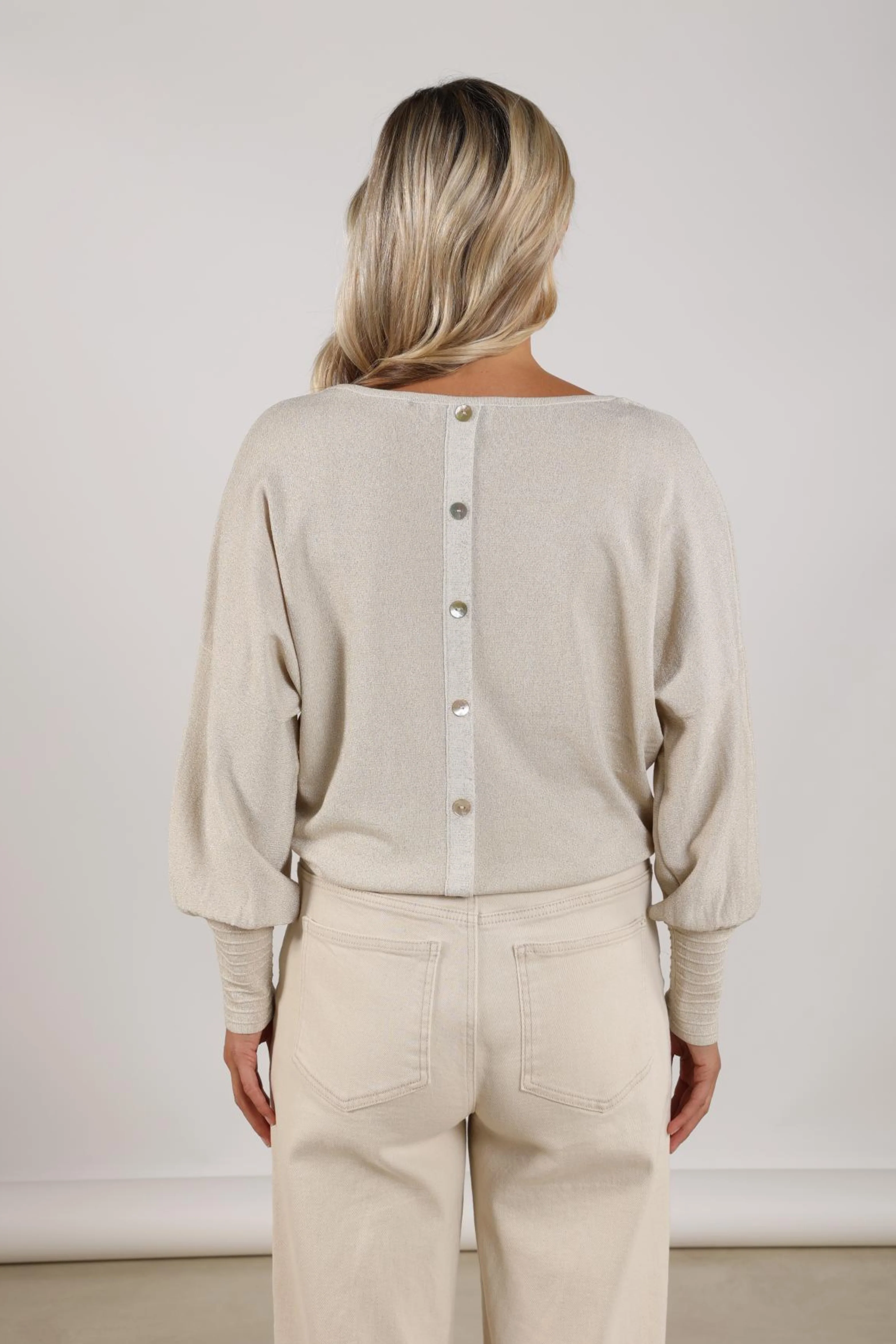 Trui Jorien Lurex Sand NKS03055 - Image 5