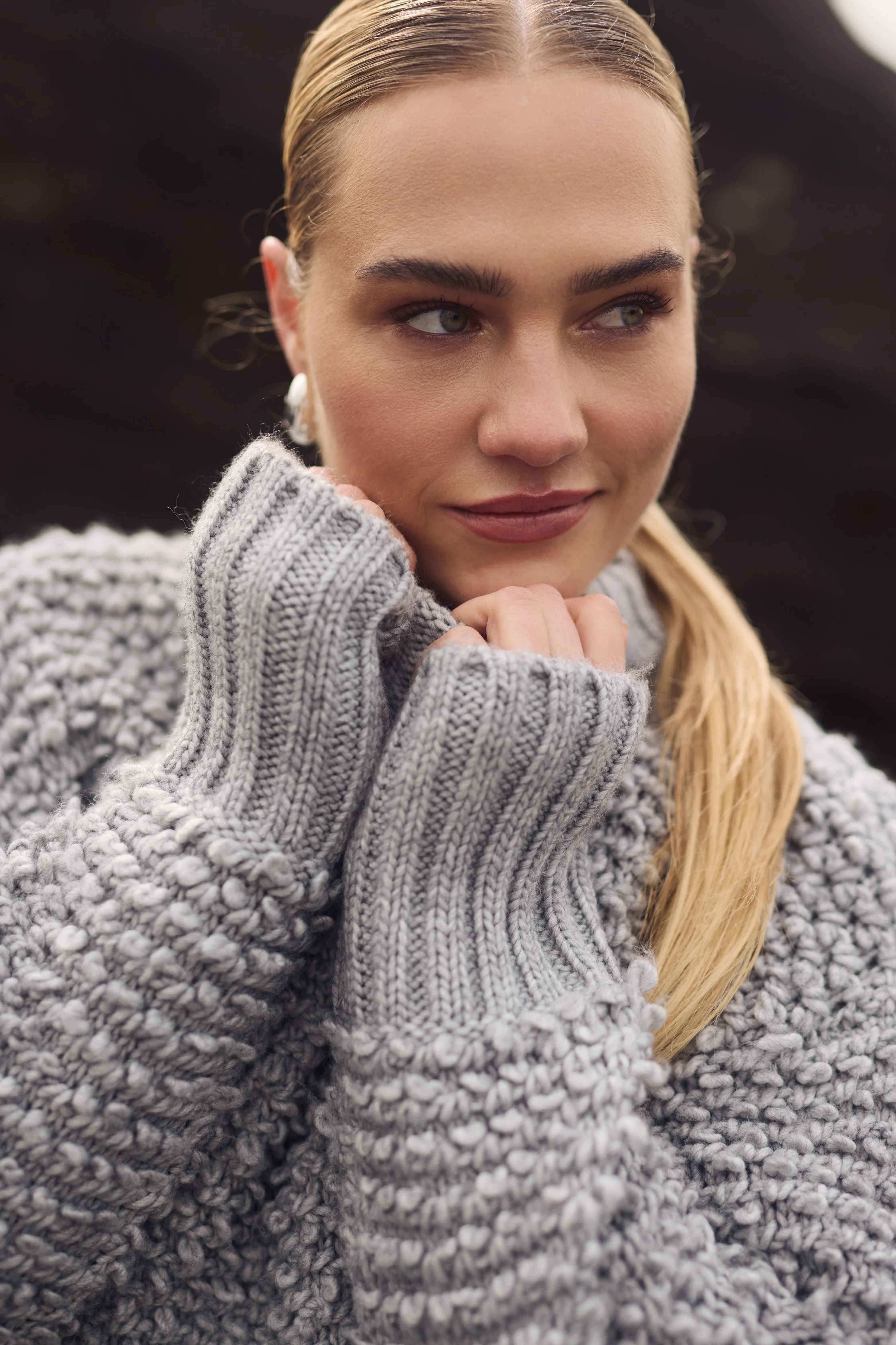 Trui Khloe Grey NKF03012 - Image 3
