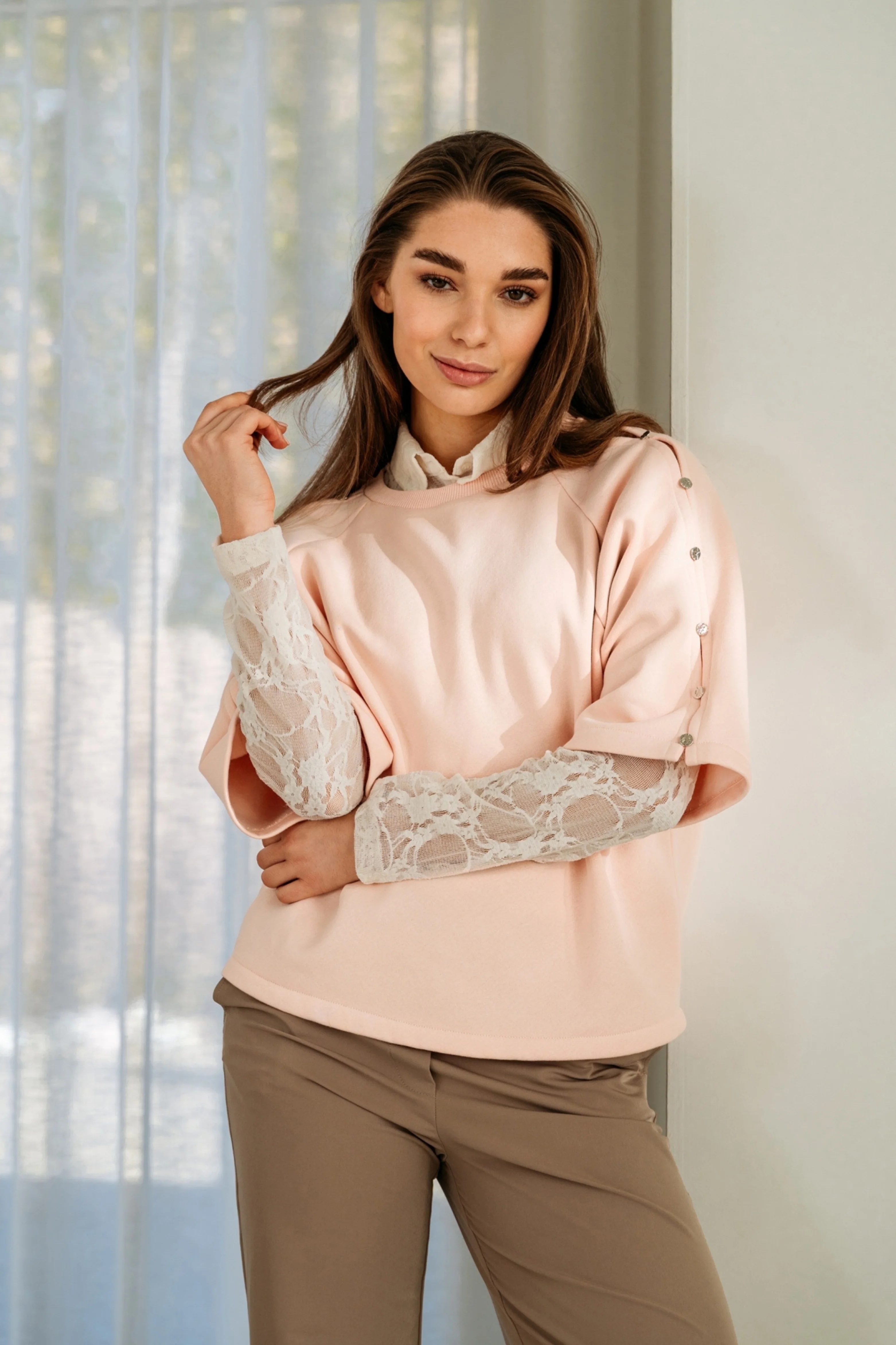 Trui Sterre Powder Pink SW132