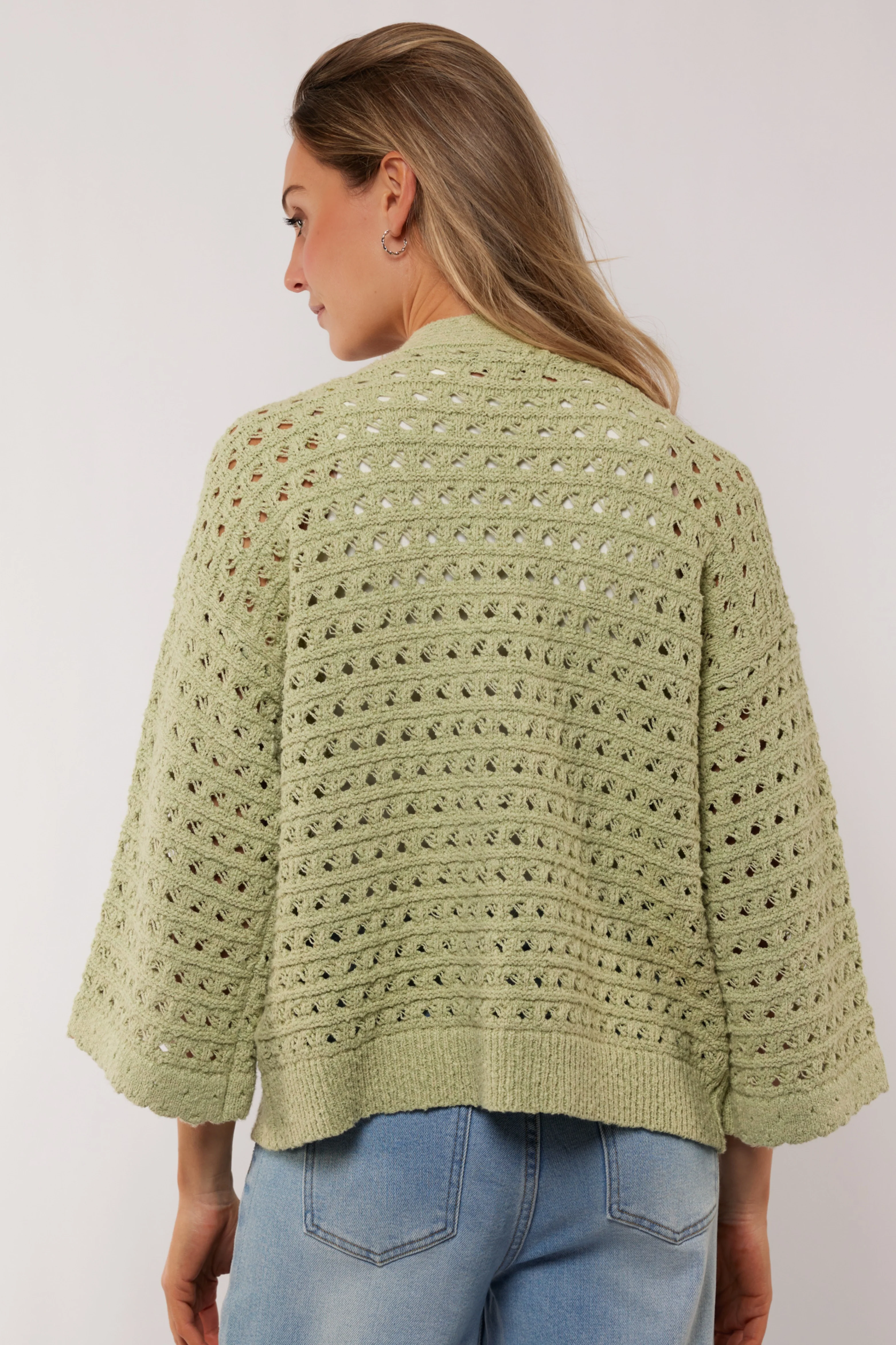 Vest Aliya Knitting Light Moss - Image 5
