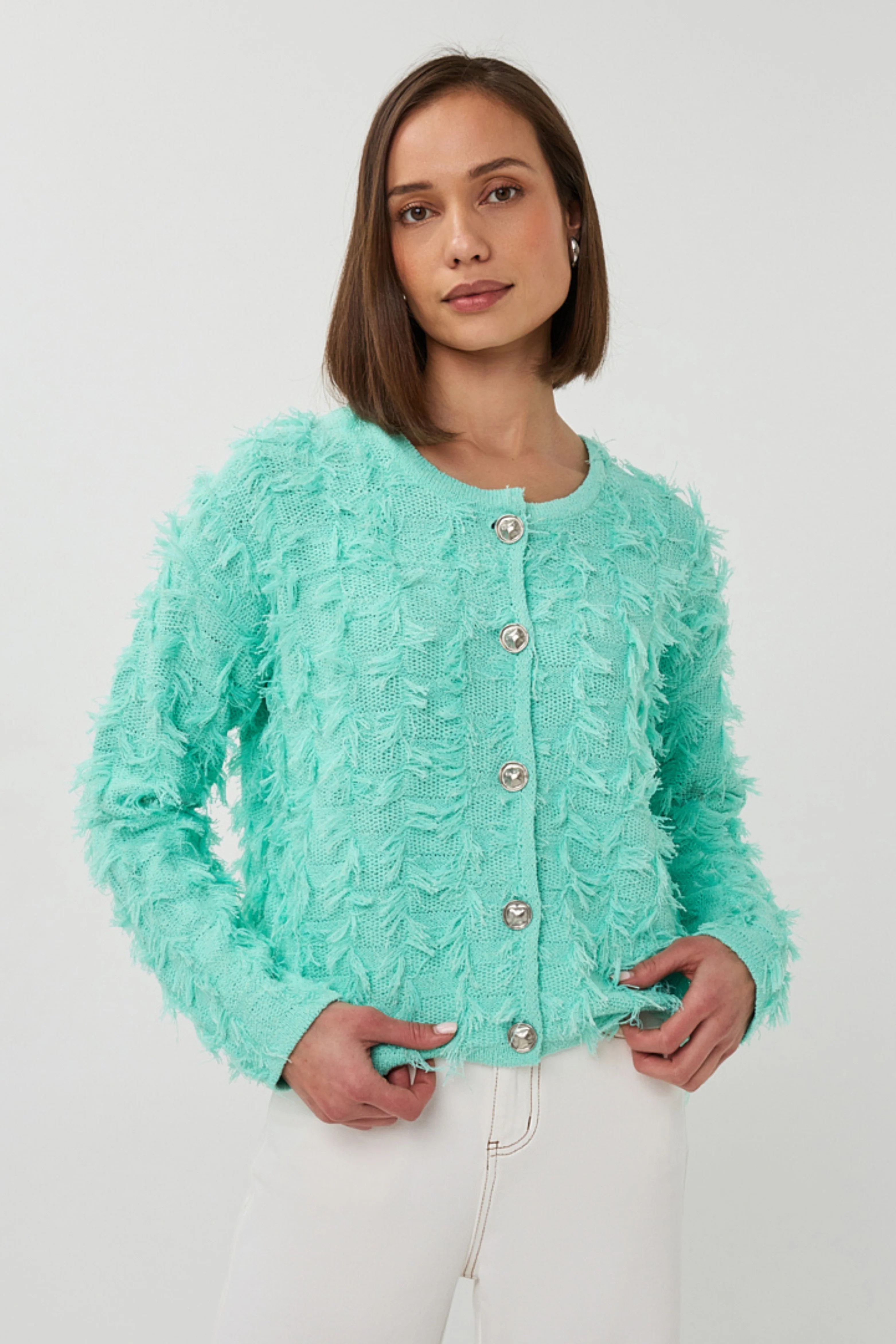 Vest Fringes Mint Green SP26.02023 - Image 2