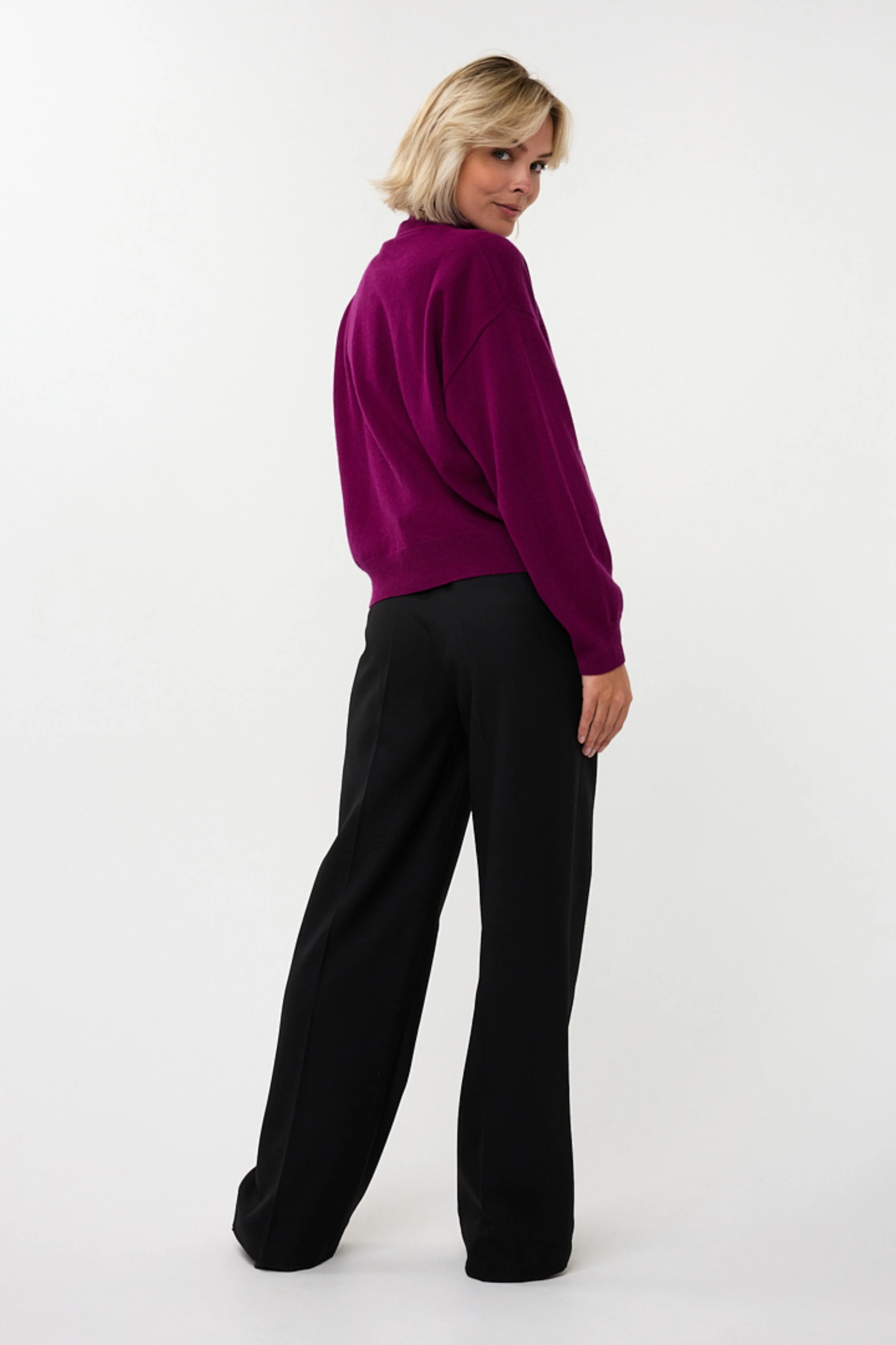 Vest Wool Maroon W25.07705 - Image 5
